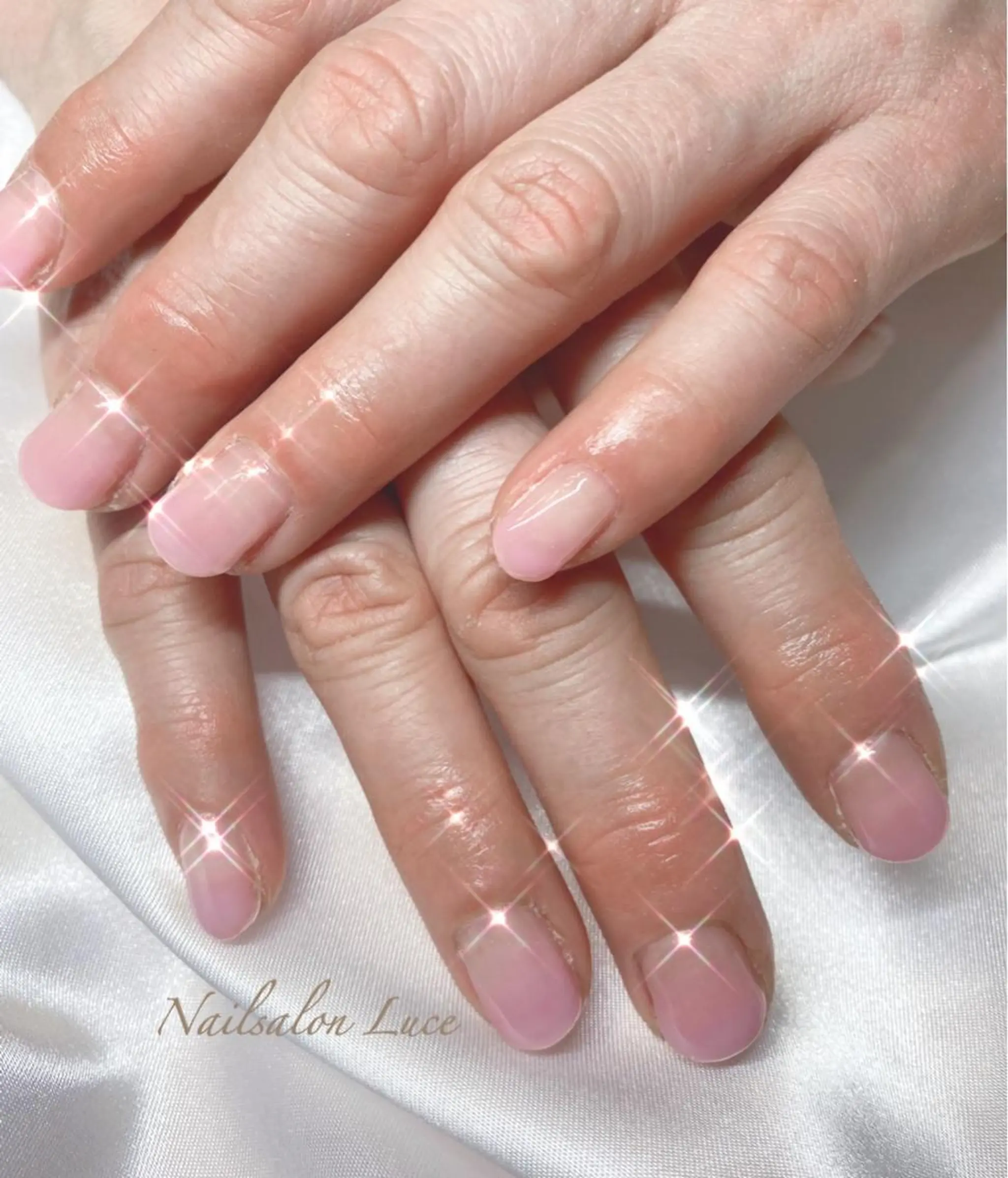 ネイル ジェルネイル グラデーション オフィスネイル ワンカラーネイル ネイル& 脱毛サロン　Lのマツエク・マツパデザイン