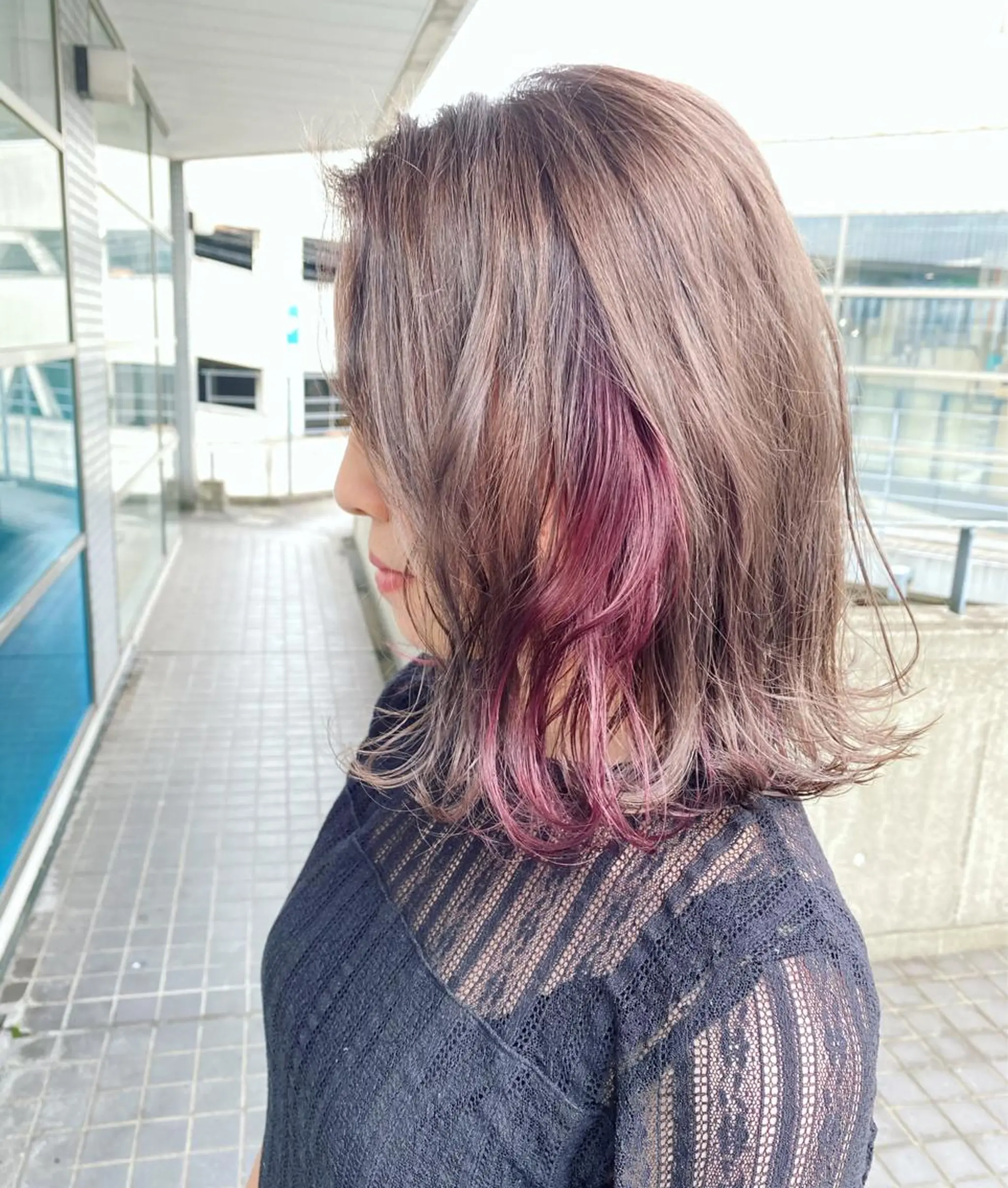 ミディアム カラー Tina所属・「Tina」一木 智之のヘアスタイル