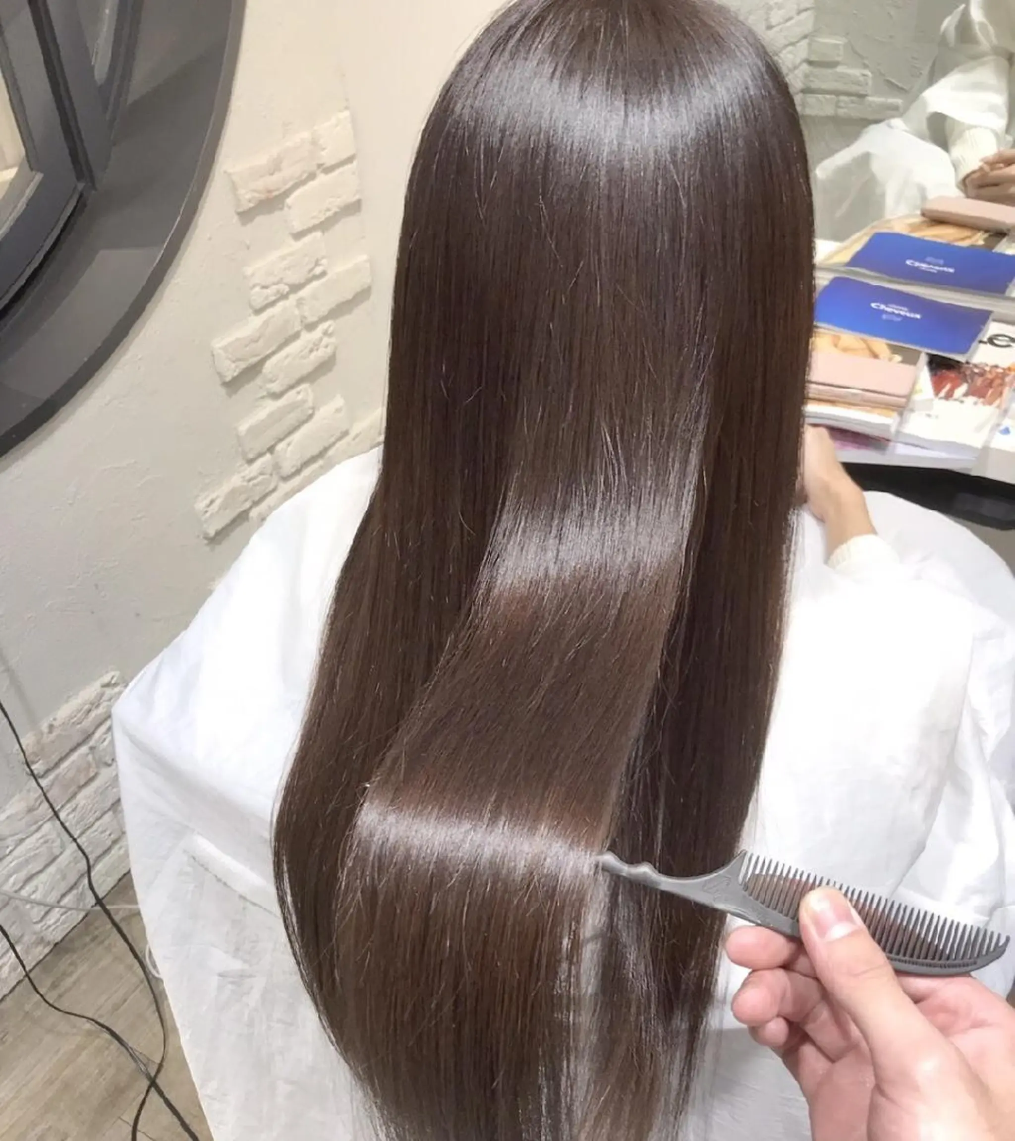 ロング トリートメント カット 縮毛矯正 ace share salon所属・桑原 祥のヘアスタイル