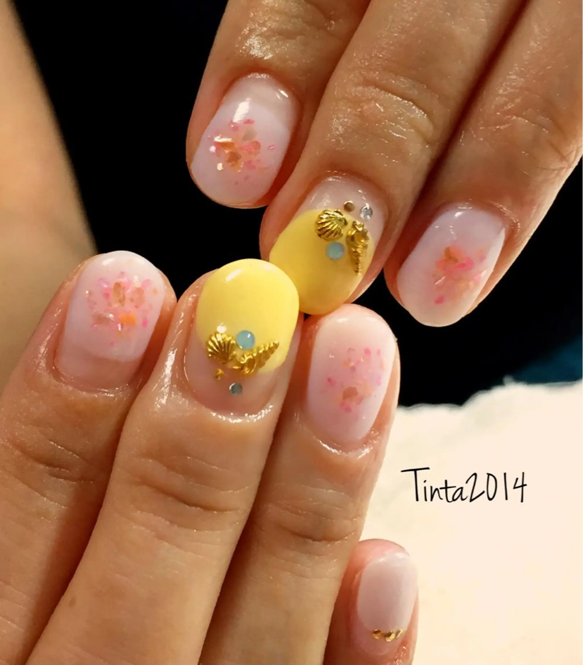 ネイル 夏ネイル ネイルサロン ティンタ所属・馬場 典子のネイルデザイン