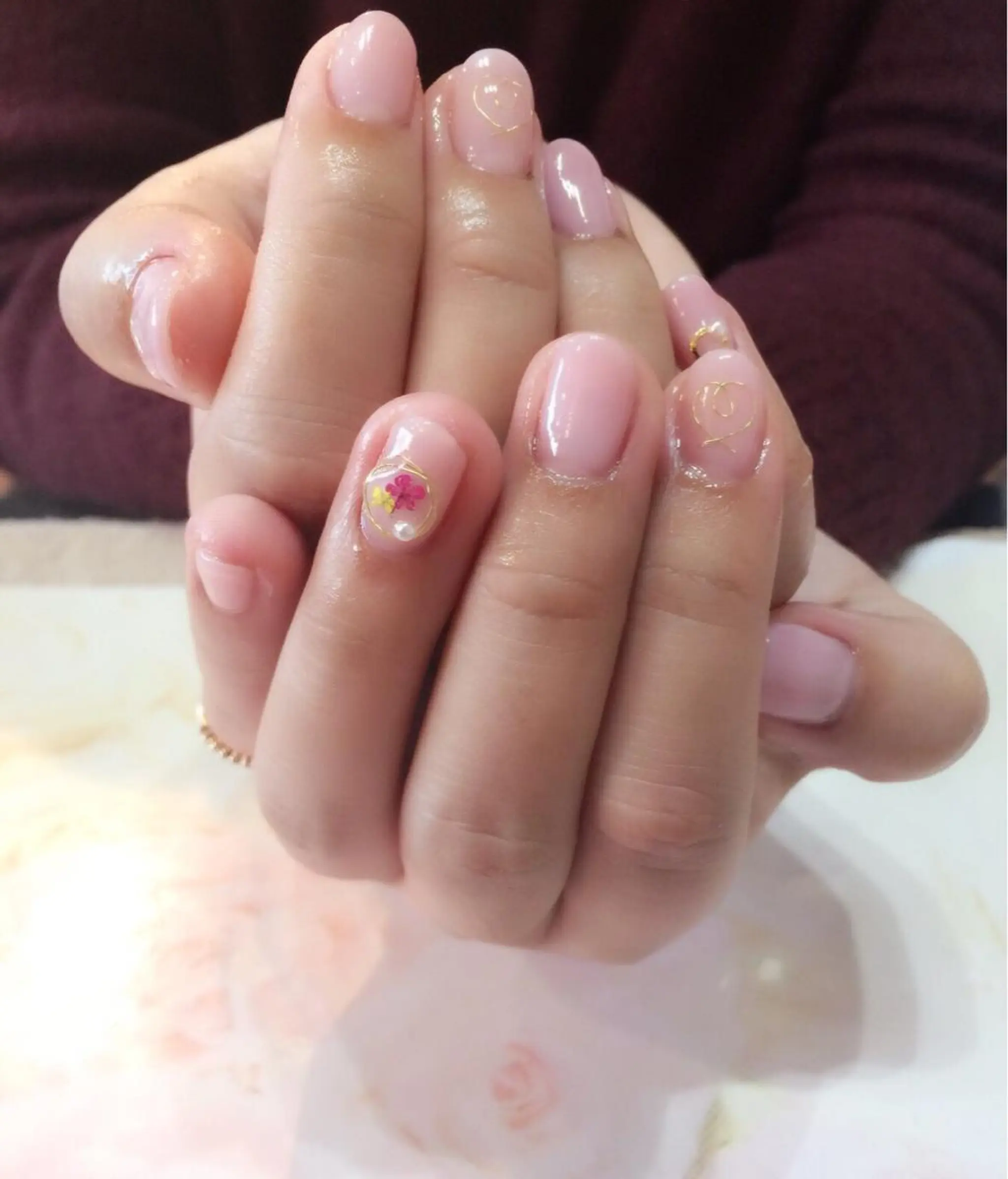 ネイル シンプルネイル a yakaのネイルデザイン