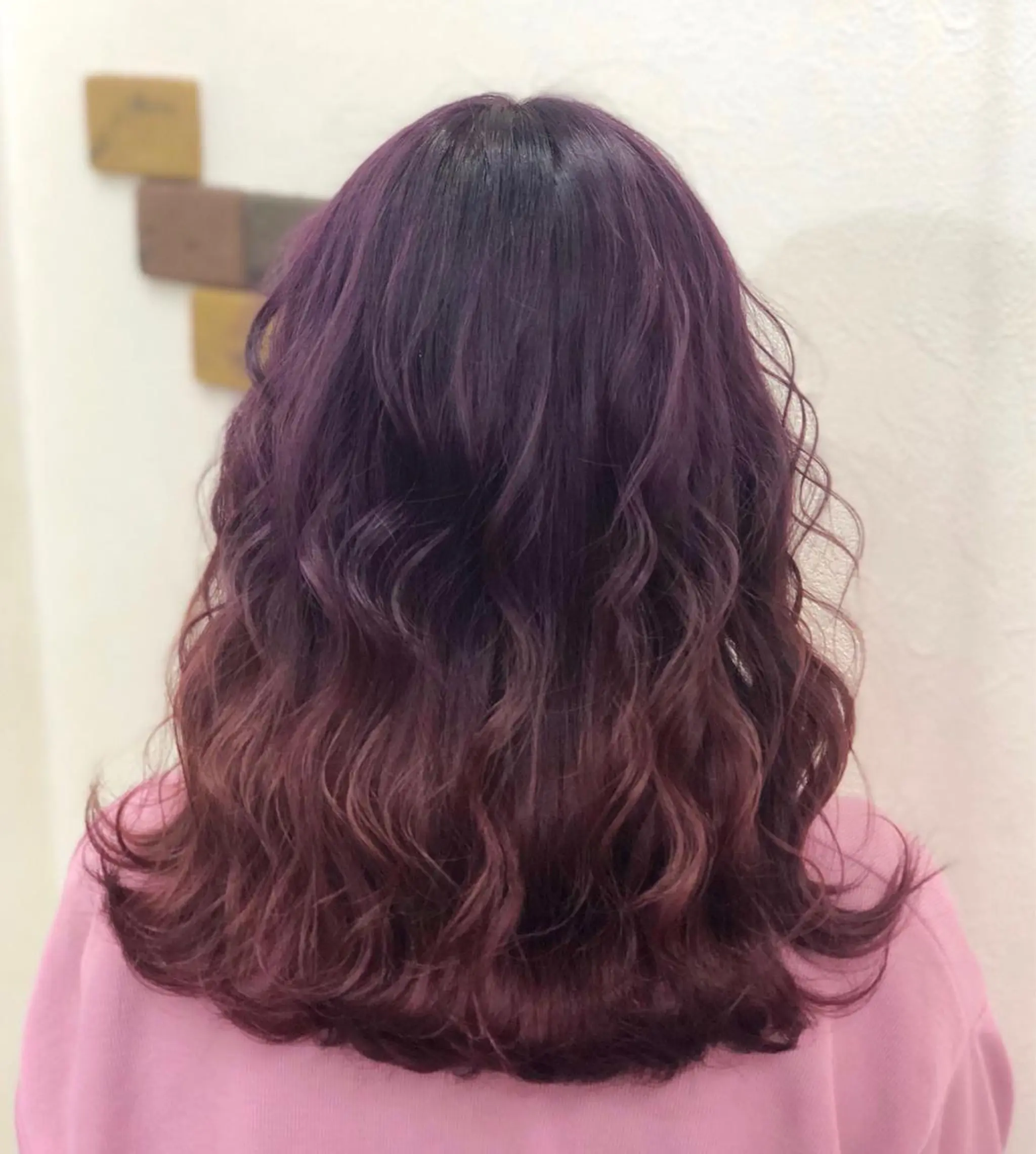 セミロング カラー グラデーションカラー ラベンダーカラー ローズカラー MAKO ❤️‍🔥NEXTのヘアスタイル