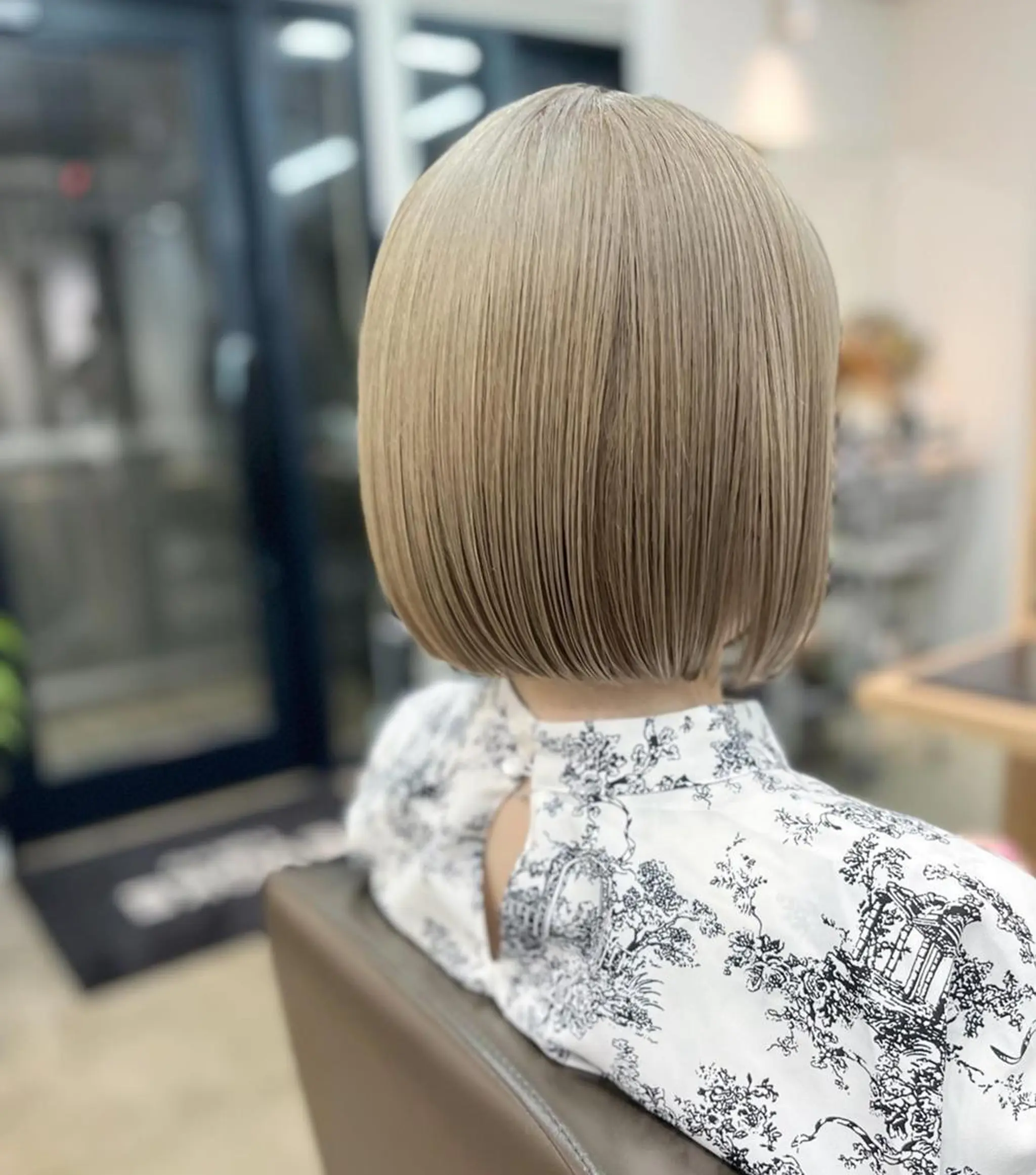 ロング 韓国風カラー ボブ くせ毛 髪質改善 ヨシンモリ 韓国/髪質改善💘 櫻井かれんのヘアスタイル