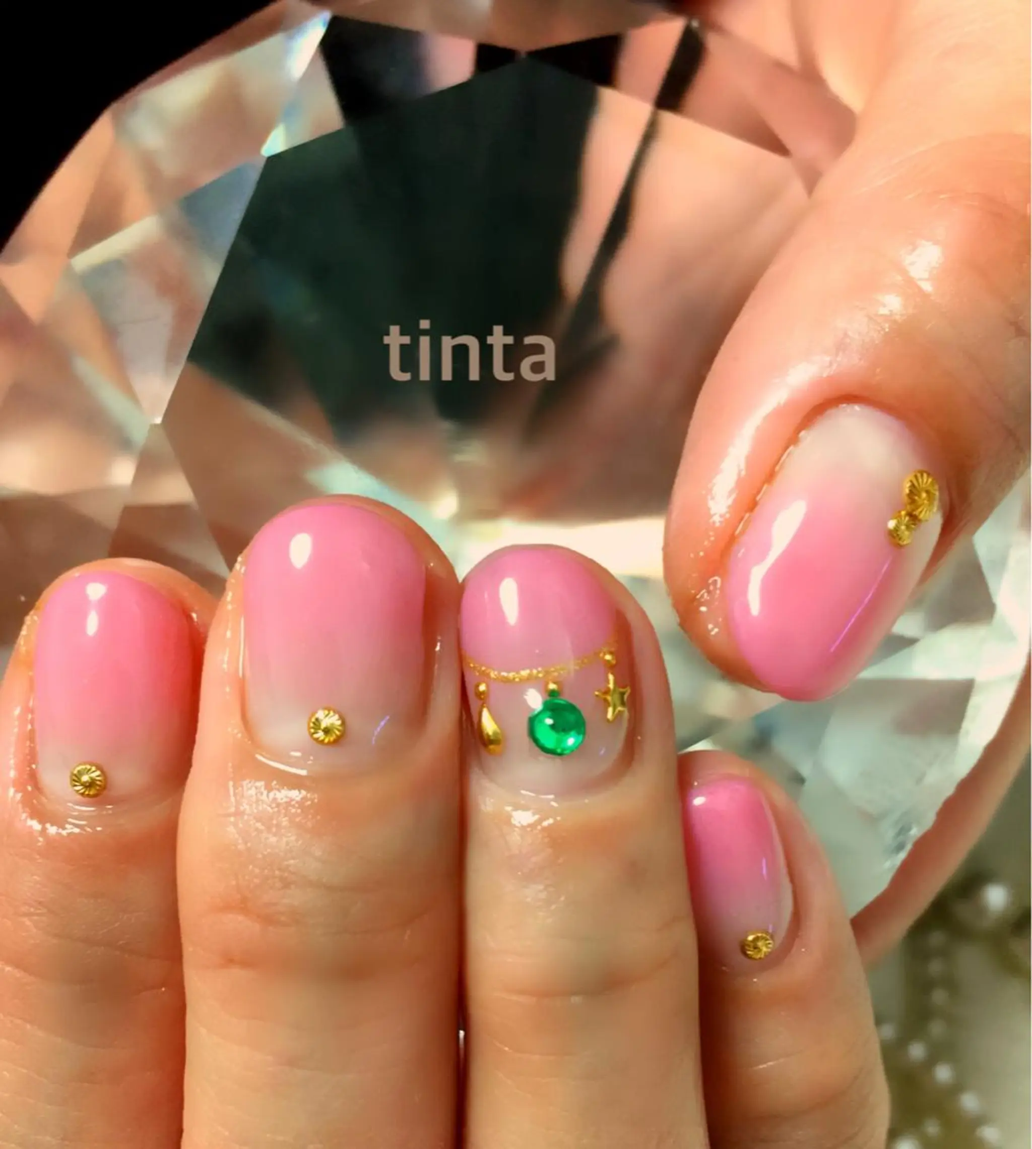 ネイル 冬ネイル クリスマス ネイルサロン ティンタ所属・馬場 典子のネイルデザイン