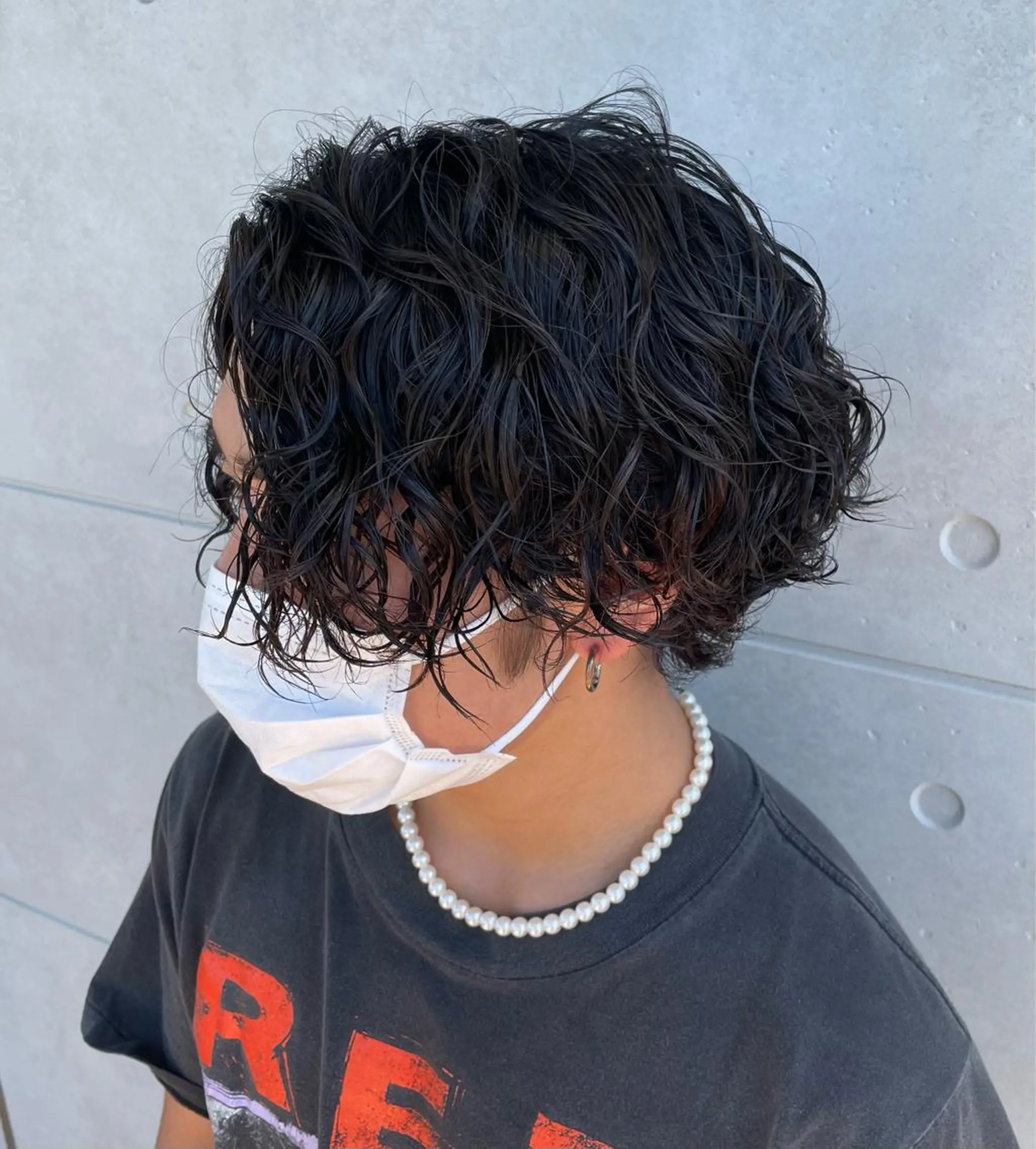 ショート カラー パーマ ヘアアレンジ メンズ キッズ メンズパーマ カット パーマ L.E.M泉中央店長 小野寺優斗のヘアスタイル