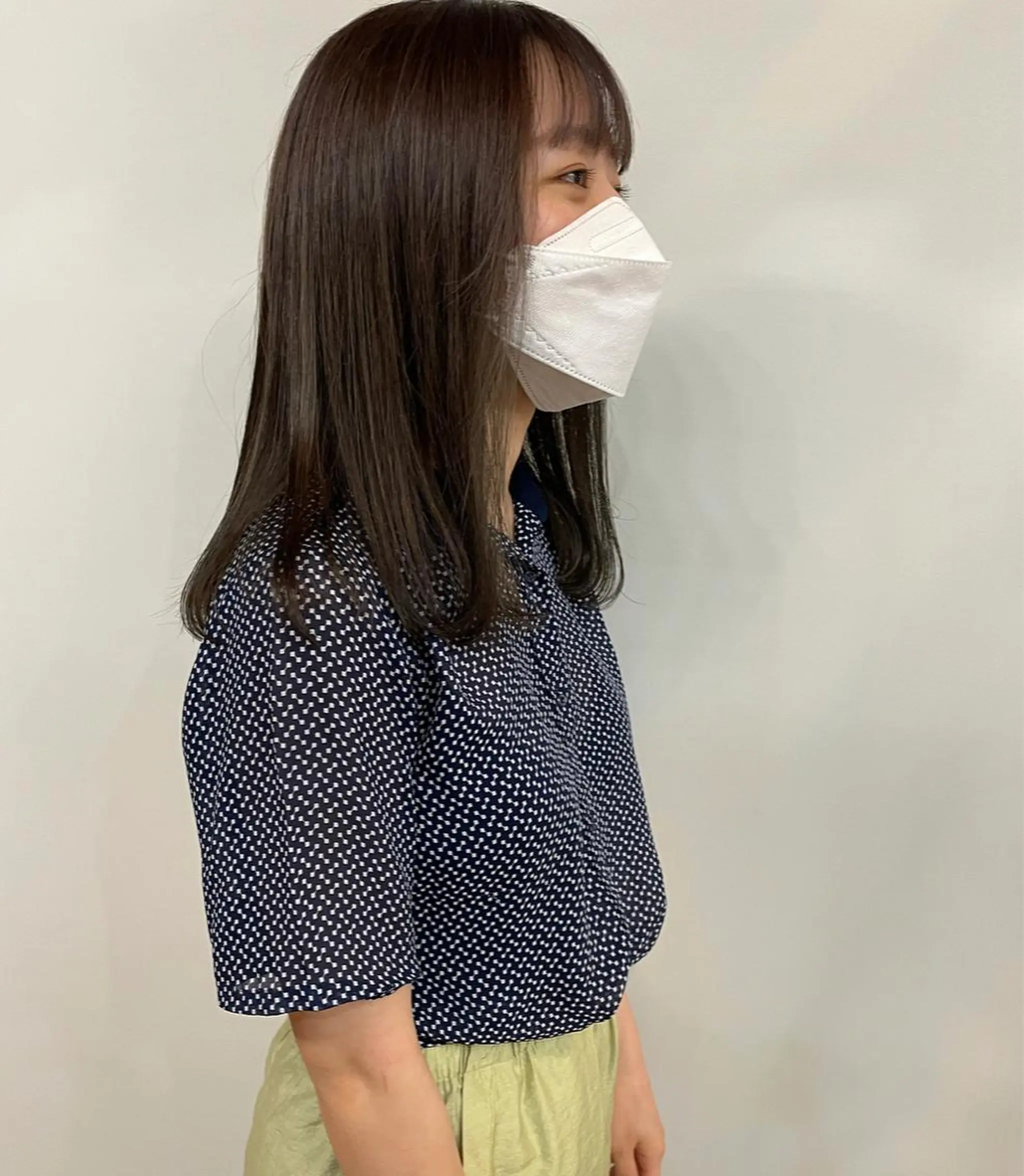 ミディアム 田中 碧のヘアスタイル
