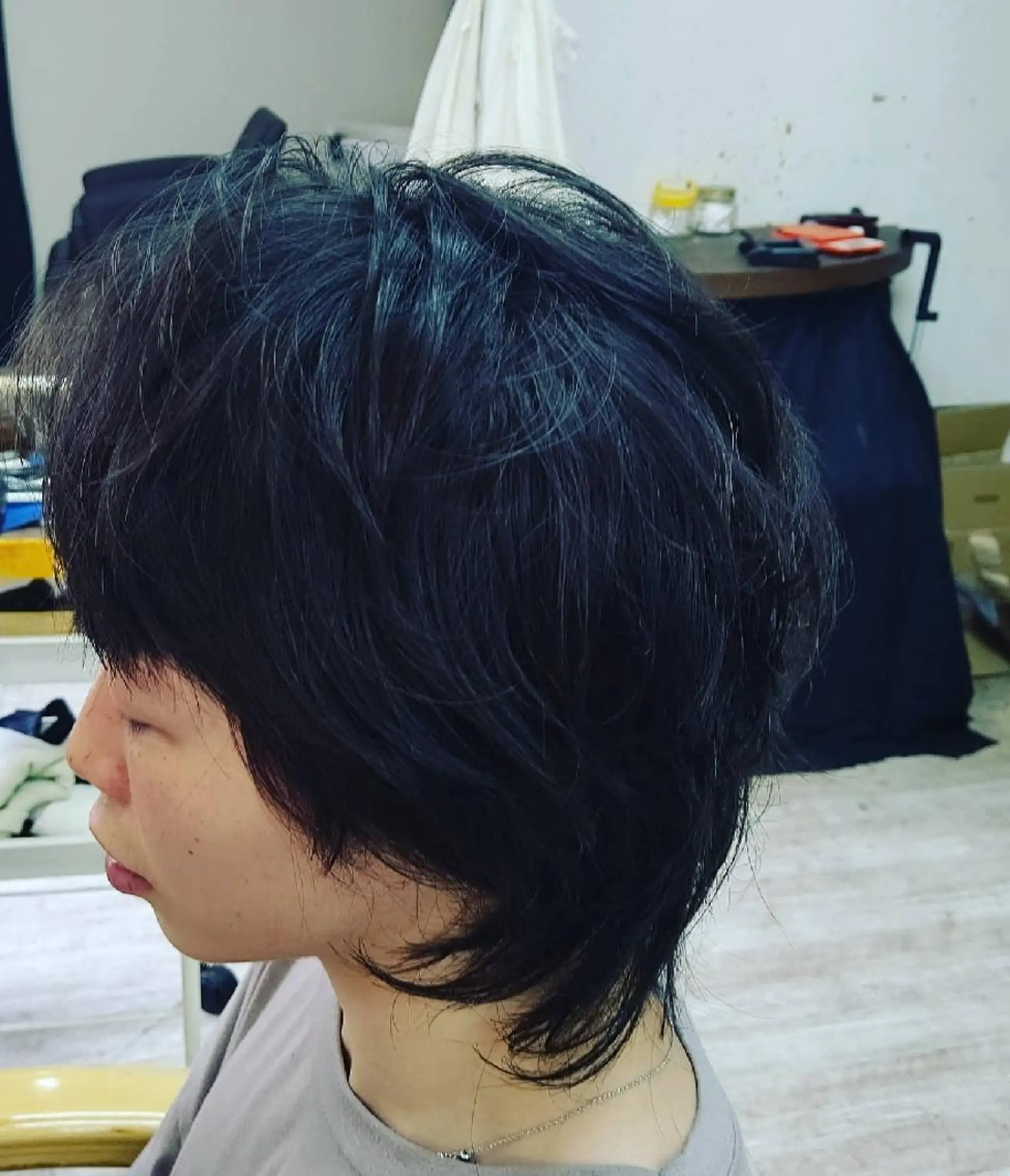 ミディアム メンズ メンズウルフカット ウルフカット Uketoru所属・Uketoru 横田健のヘアスタイル