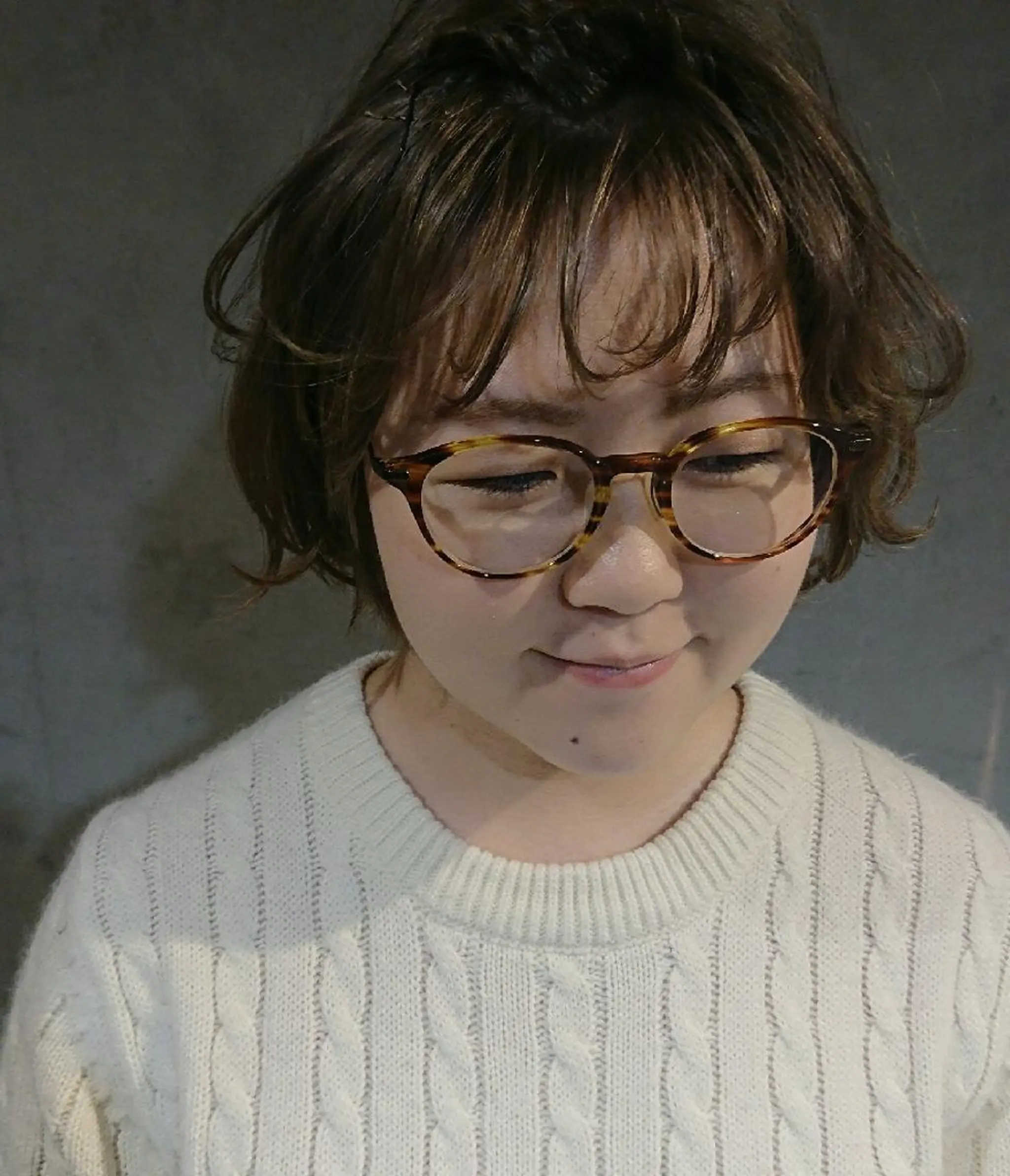 ショート カラー アッシュ ベージュカラー coii コイ【原宿/表参道】のヘアスタイル