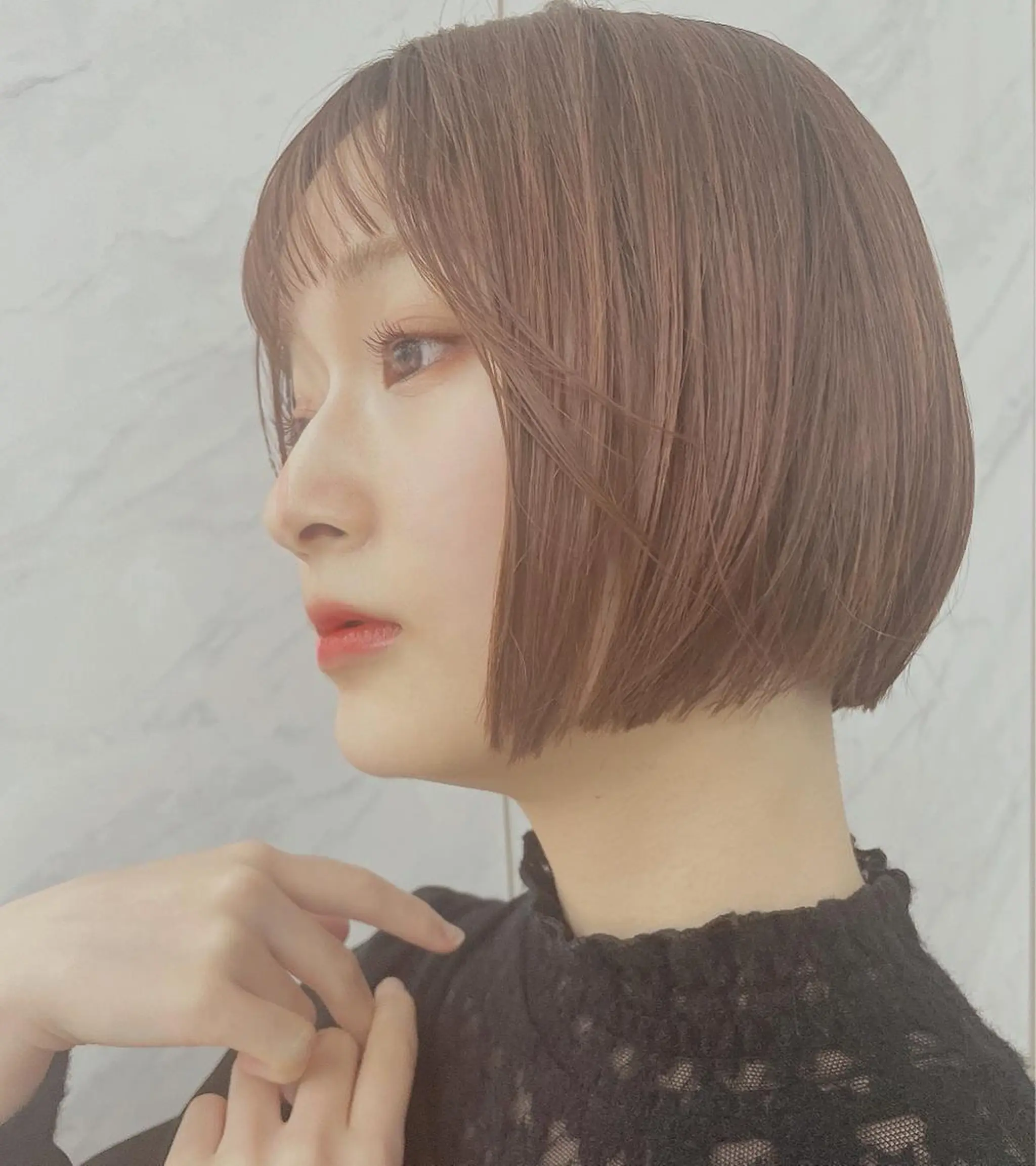 ショート カラー COA GINZA 空也/前髪/顔まわりのヘアスタイル