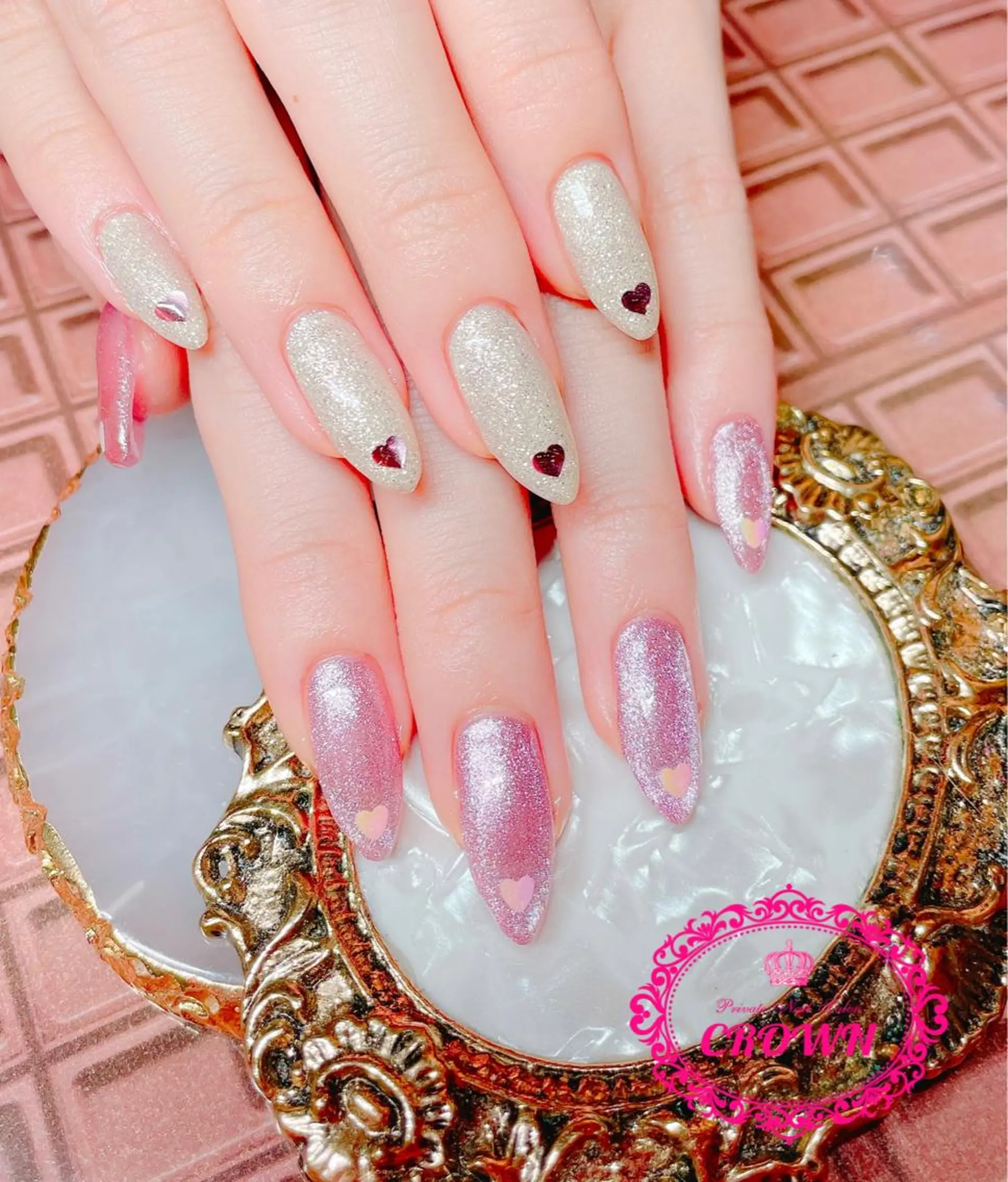 ネイル CROWN プライベートサロンのネイルデザイン