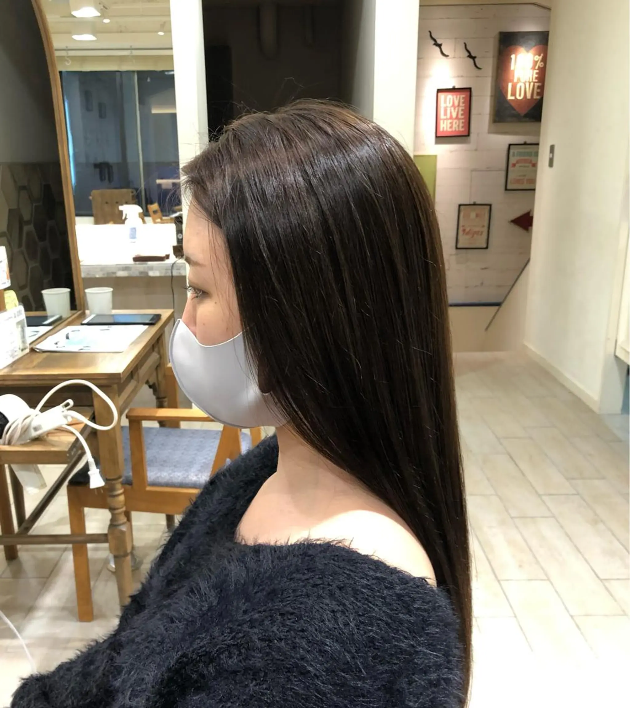 ロング カット トリートメント すげさやか ✨メンズカットパーマのヘアスタイル