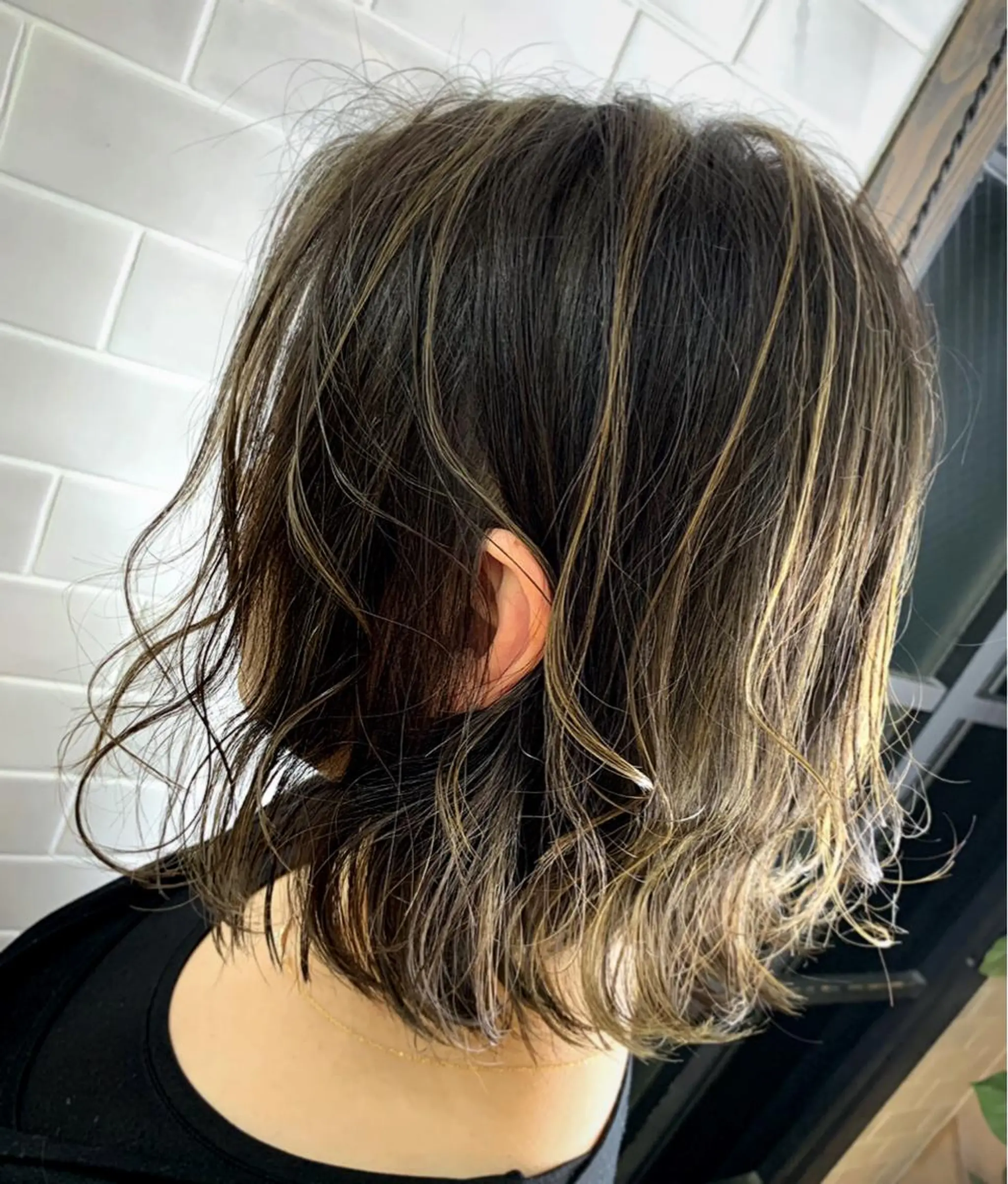 ミディアム カラー siun.シウン 京都駅前所属・木下 旬起のヘアスタイル