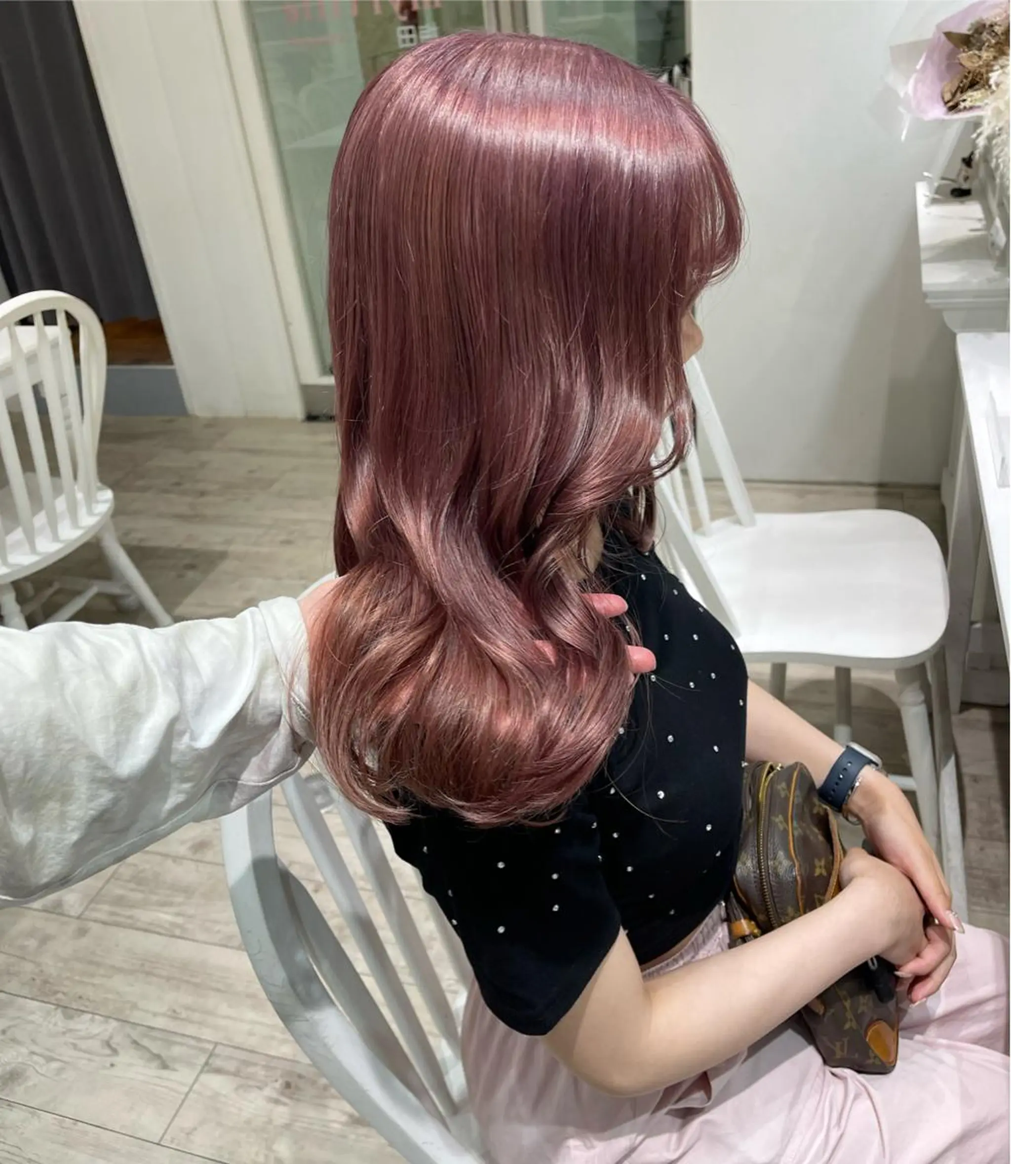 カラー ラベンダーカラー ピンクカラー ピンクラベンダー 色落ちまで可愛く✨ モテカラー別所好葉のヘアスタイル