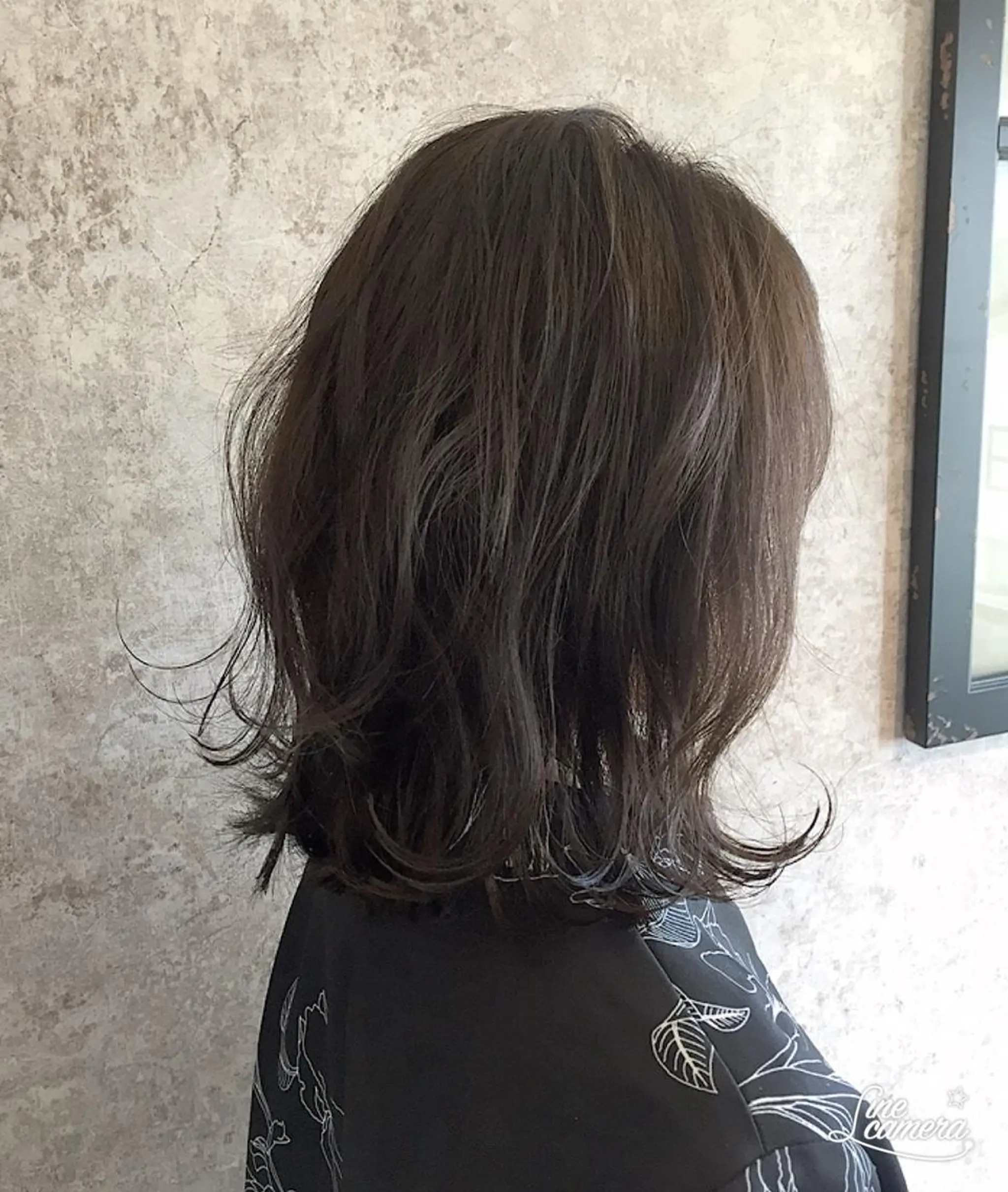 ミディアム カラー パーマ 小顔カット✨ 透明感カラー/村上のヘアスタイル