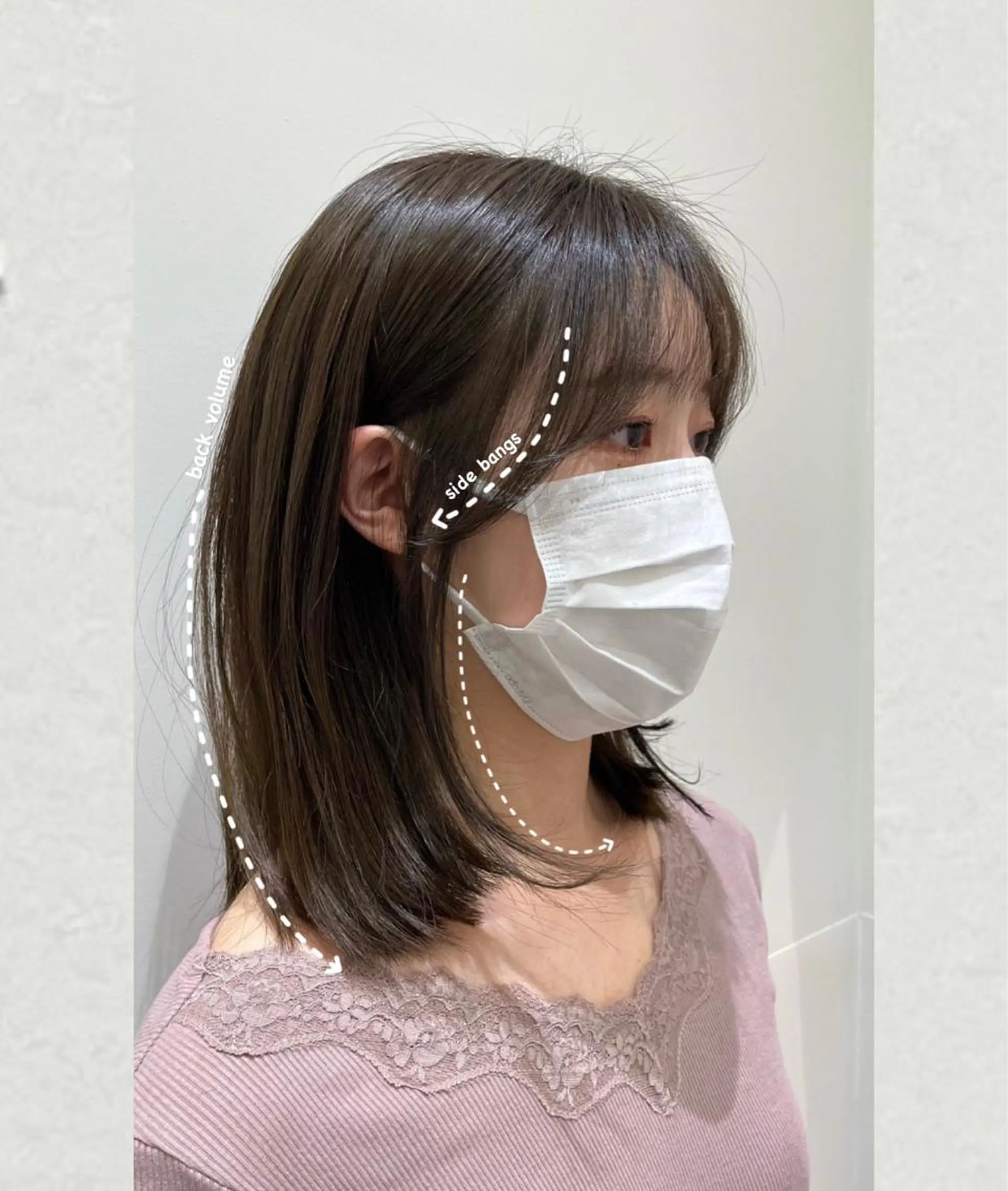 ミディアム ボブ 韓国風ヘア カット ヘアカラー トリートメント ❤︎︎韓国ヘア❤︎︎ 𝑺𝒉𝒊𝒉𝒐のヘアスタイル