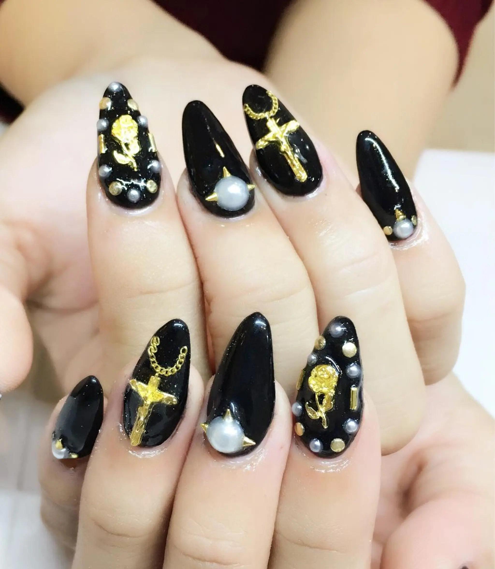 ネイル 持ち込み スカルプネイル nail salon Soeurのネイルデザイン