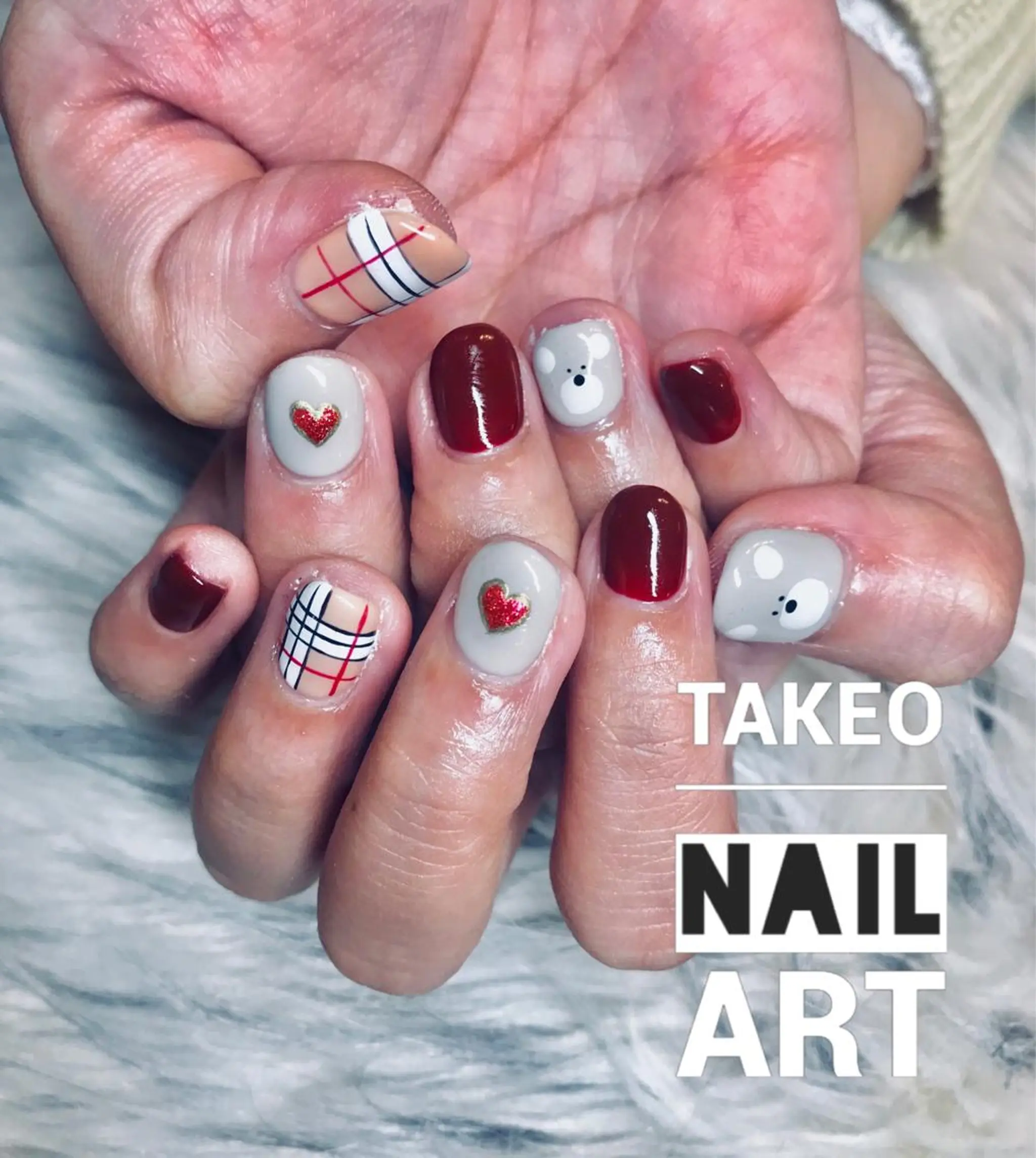 ショート ネイル nail&eye Aoのマツエク・マツパデザイン