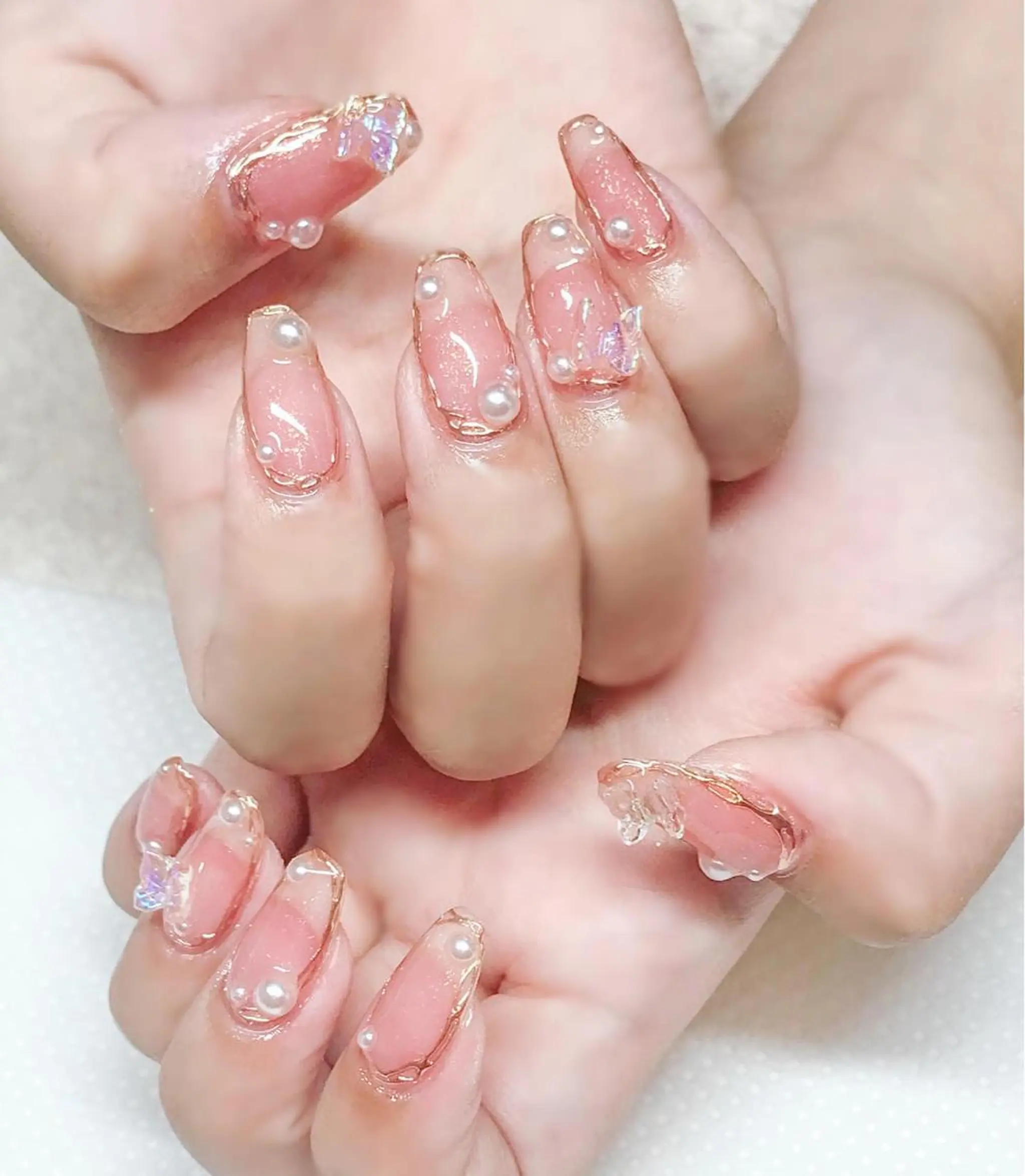 ネイル オーロラネイル Nyanco Nailのネイルデザイン