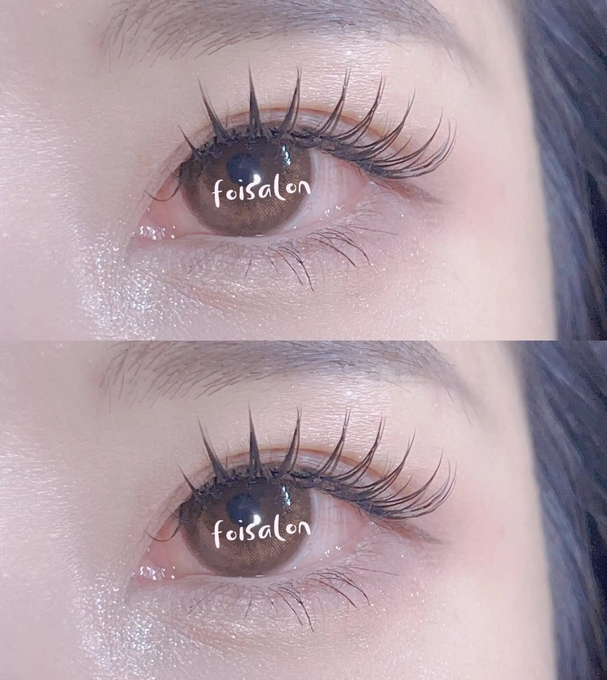 マツエク・マツパ フラットラッシュ パリジェンヌラッシュリフト まつげパーマ 一重×まつ毛パーマ ワンホンマツエク foisalon 新宿西口店のマツエク・マツパデザイン