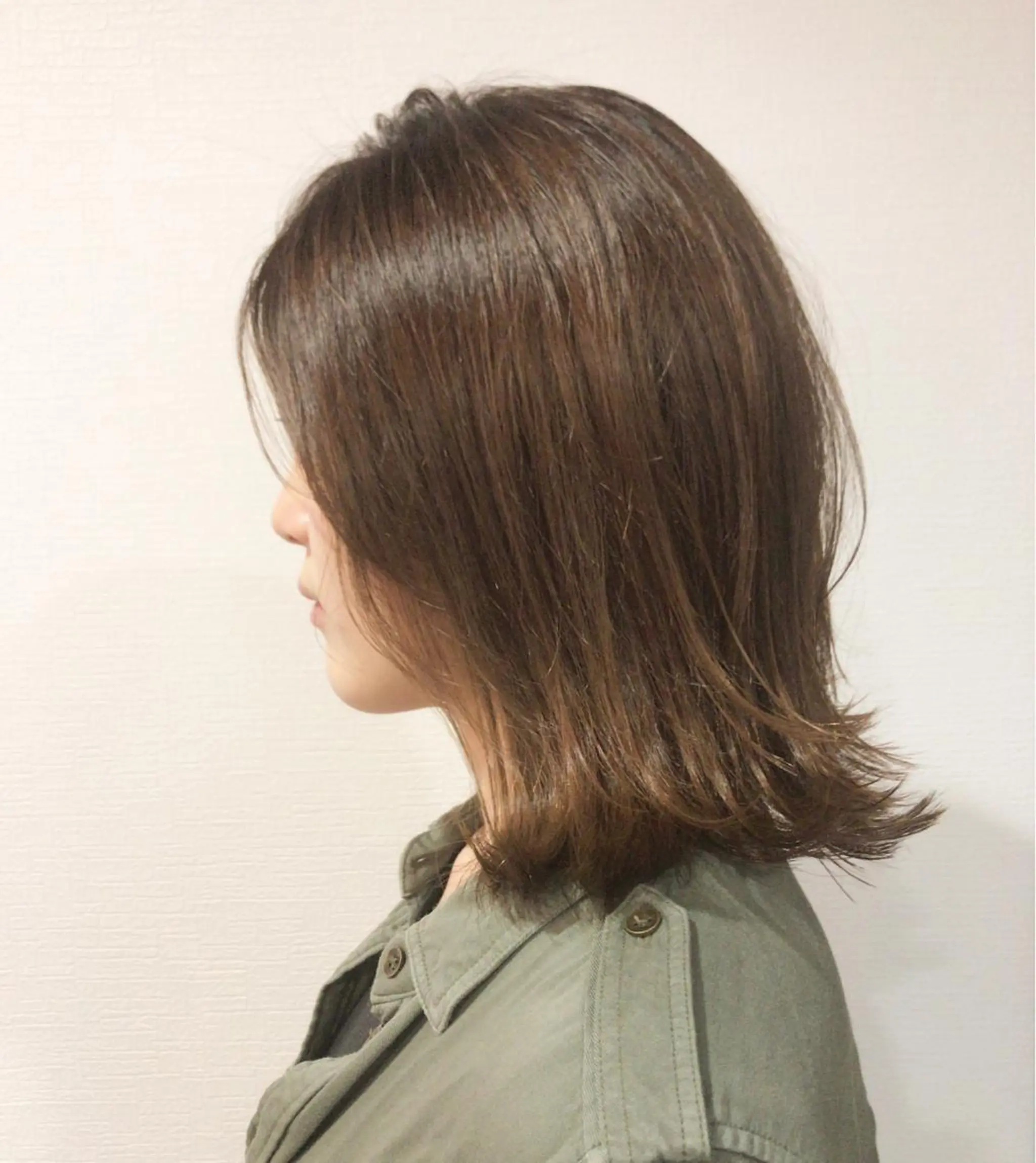 ミディアム カラー レイヤーカット匠 イソザキノリユキのヘアスタイル