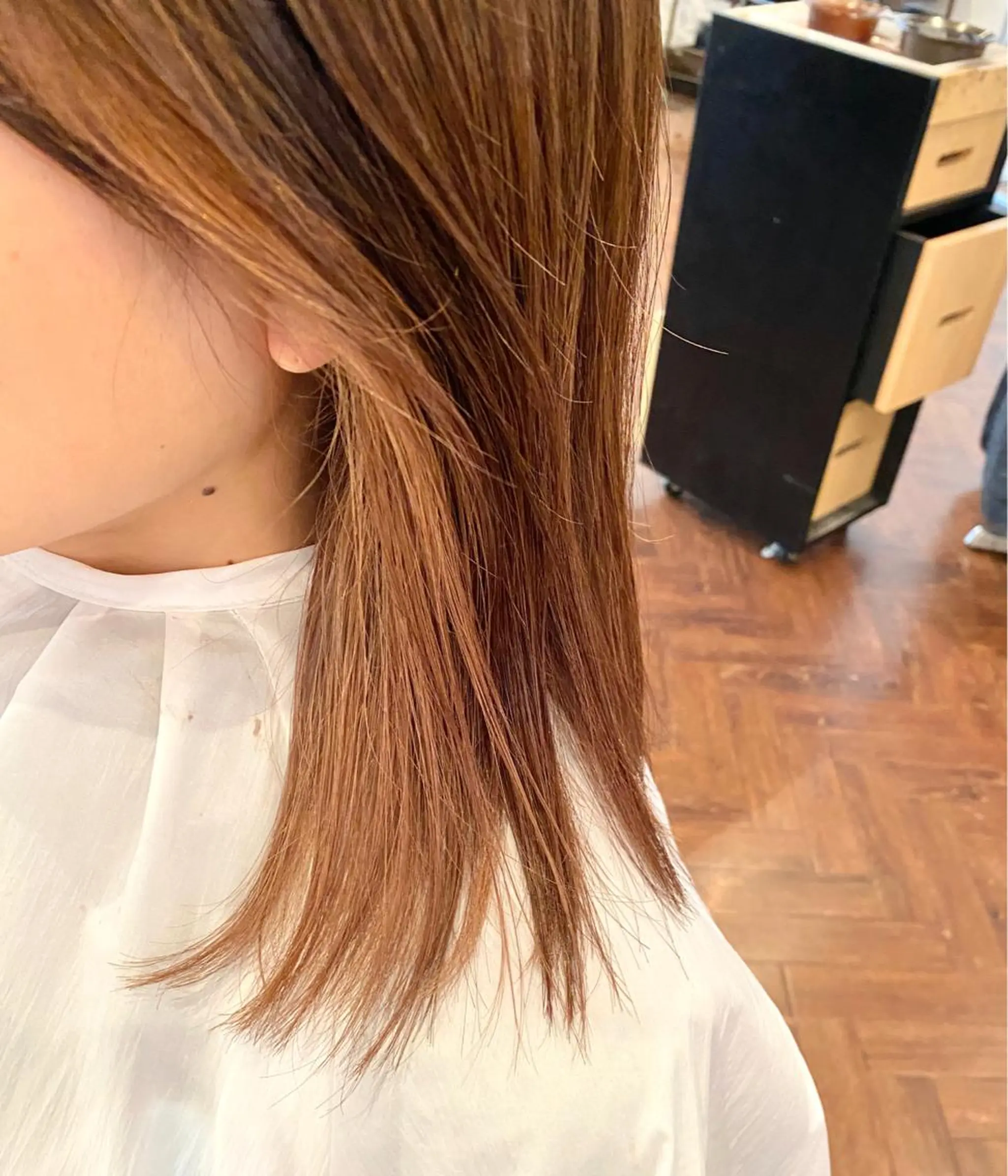 セミロング カラー ヘアカラー 🌈🌸あおき みちる🌟💗のヘアスタイル