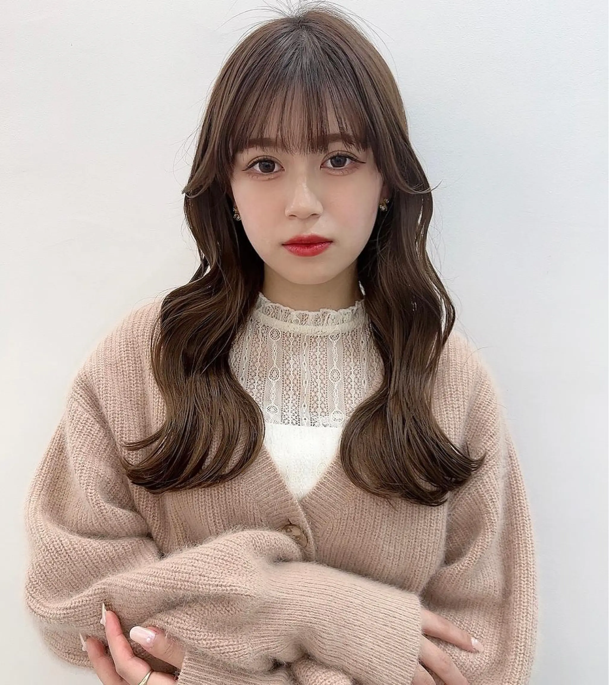 ロング カラー ブリーチ 透明感カラー ブリーチなしカラー ヨシンモリ 韓国風ヘア 韓国ヘア☁️ mitsukiのヘアスタイル