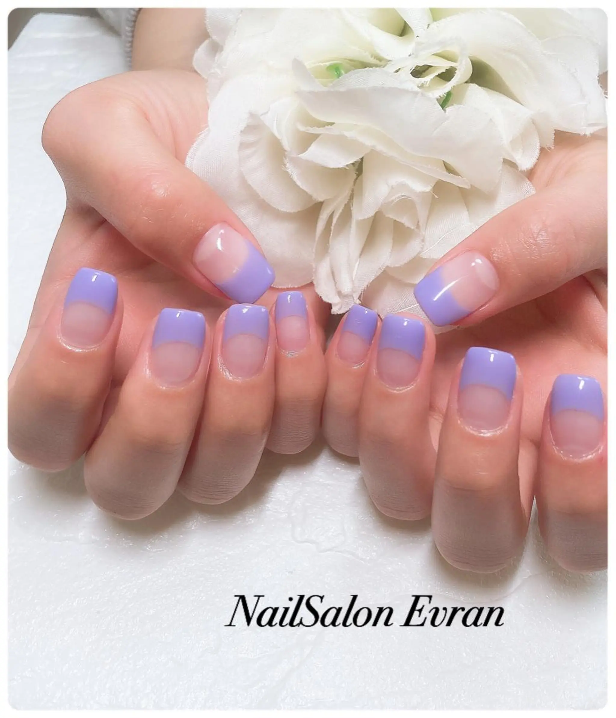 ネイル フレンチネイル ハンドネイル Nail salon Evranのネイルデザイン