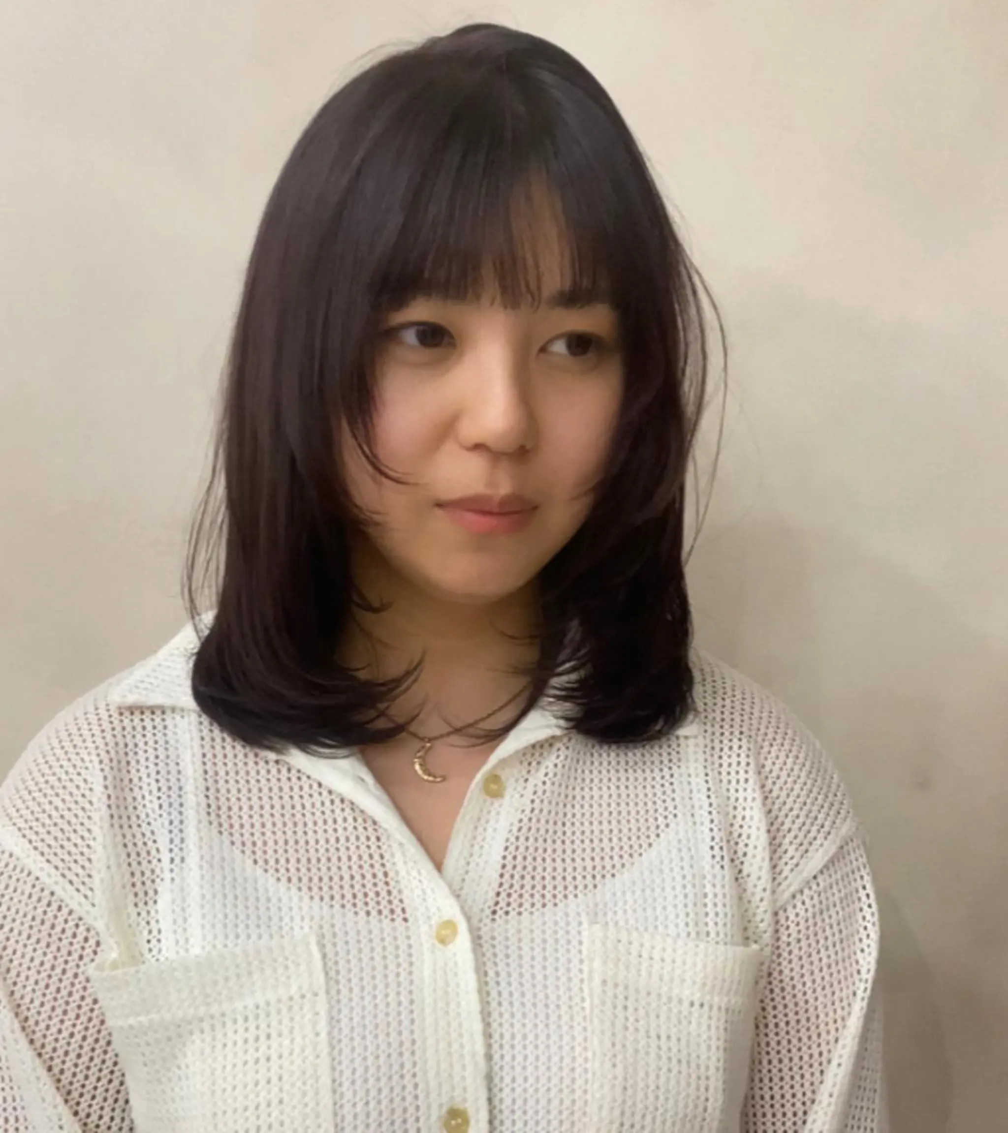 ミディアム 顔まわりレイヤー レイヤーカット 新宿/韓国メンズ RIKUパーマのヘアスタイル