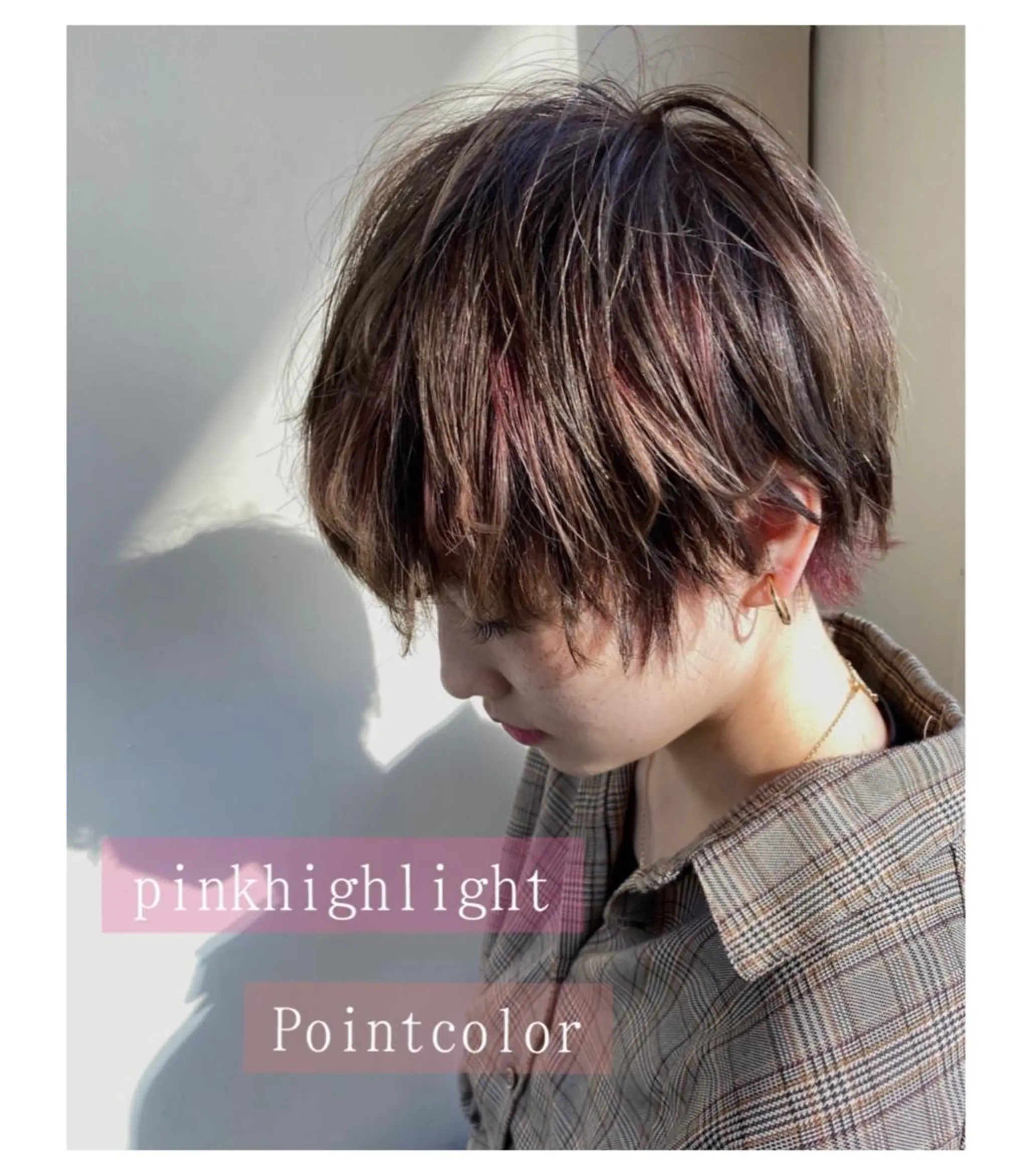 ショート カラー 舟橋 りんかのヘアスタイル