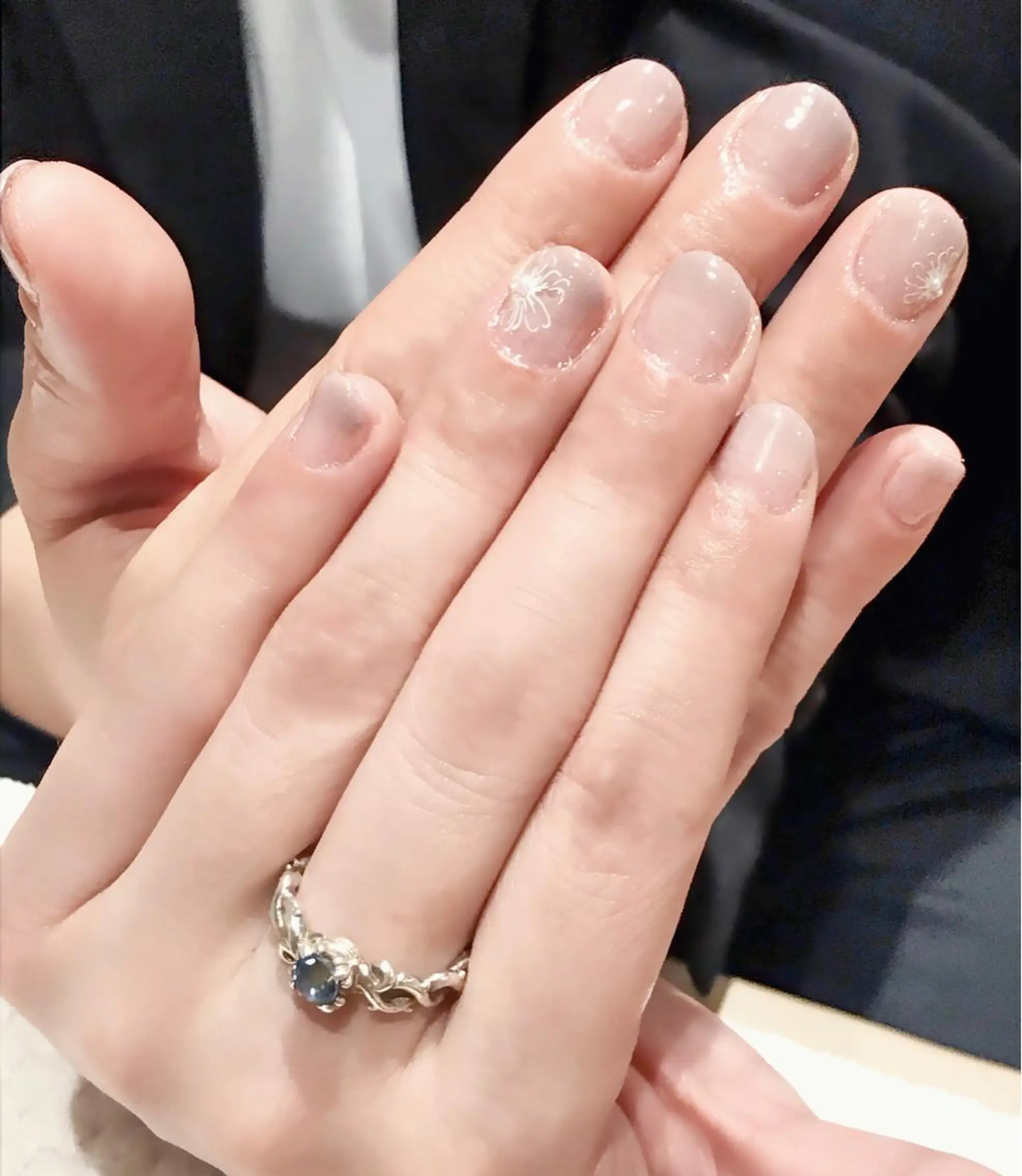 ネイル ジェルネイル グラデーション 春ネイル Nyanco Nailのネイルデザイン