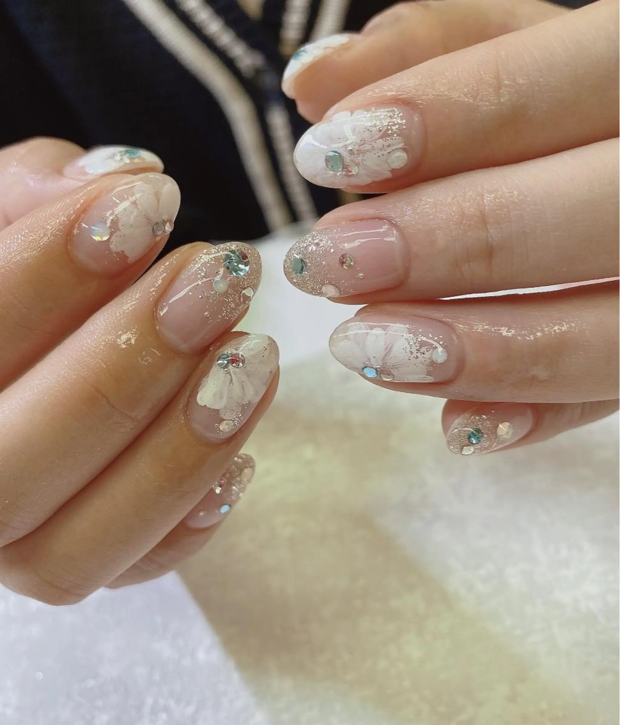 ショート ハンドネイル JNA認定講師🌸 RIEのネイルデザイン