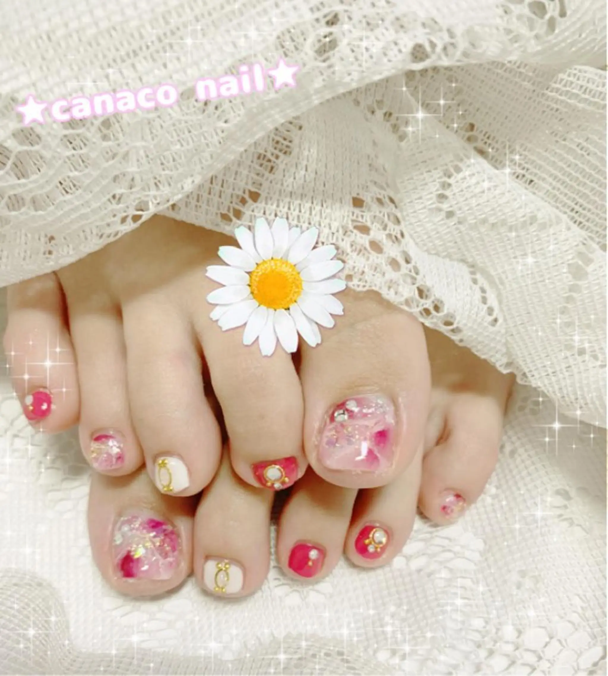 ネイル アートネイル フットネイル ジェルネイル 大理石ネイル(マーブル) パラジェル Felice所属・ベテランネイル cnc  nailのネイルデザイン