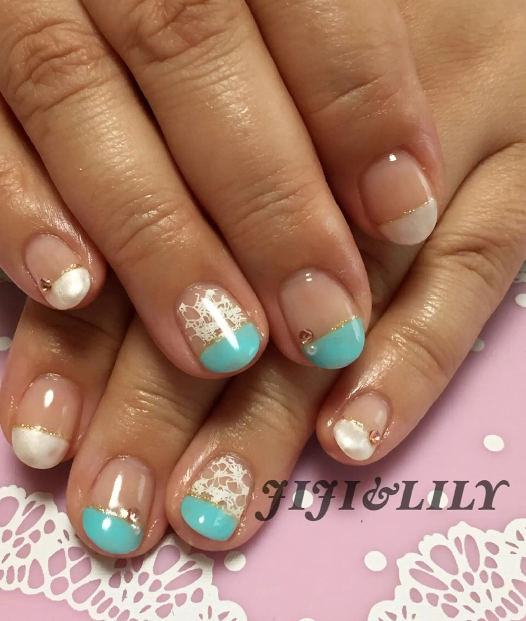 ネイル フレンチネイル 豊田 圭子のネイルデザイン