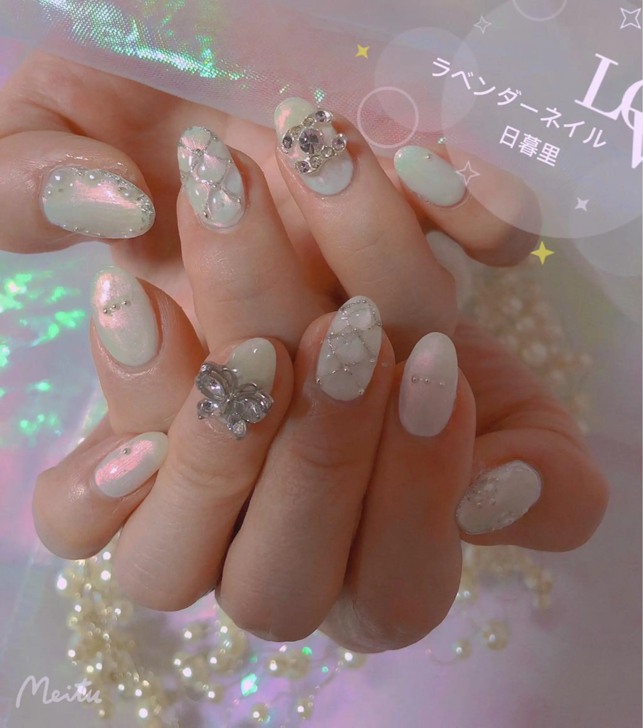 ネイル ラベンダー💖日暮里 ルル💖ネイルのネイルデザイン