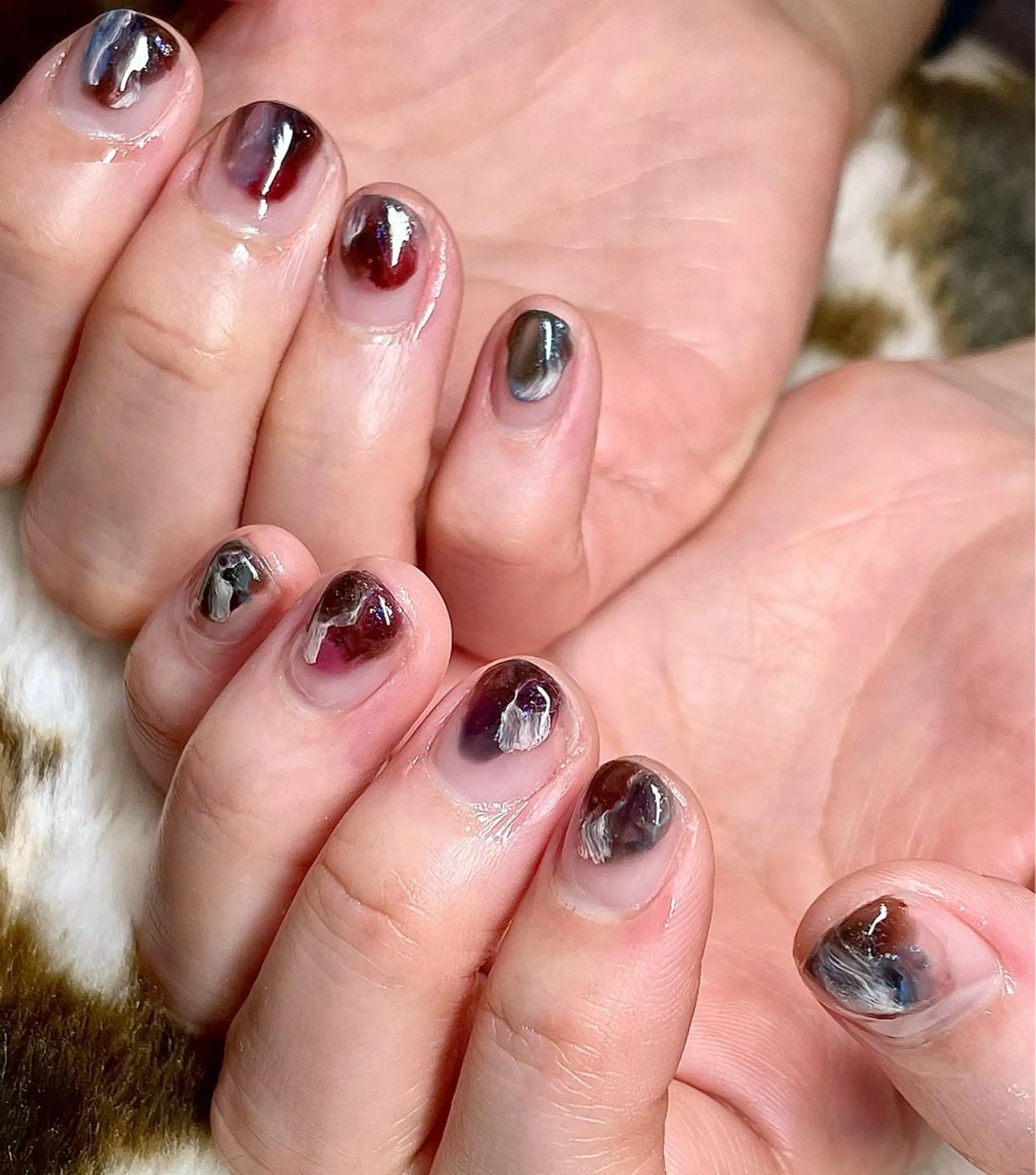 ショート カラー パーマ ヘアアレンジ メンズ キッズ ネイル マツエク・マツパ ハンドネイル ハンドケア nail&eye Aoのマツエク・マツパデザイン