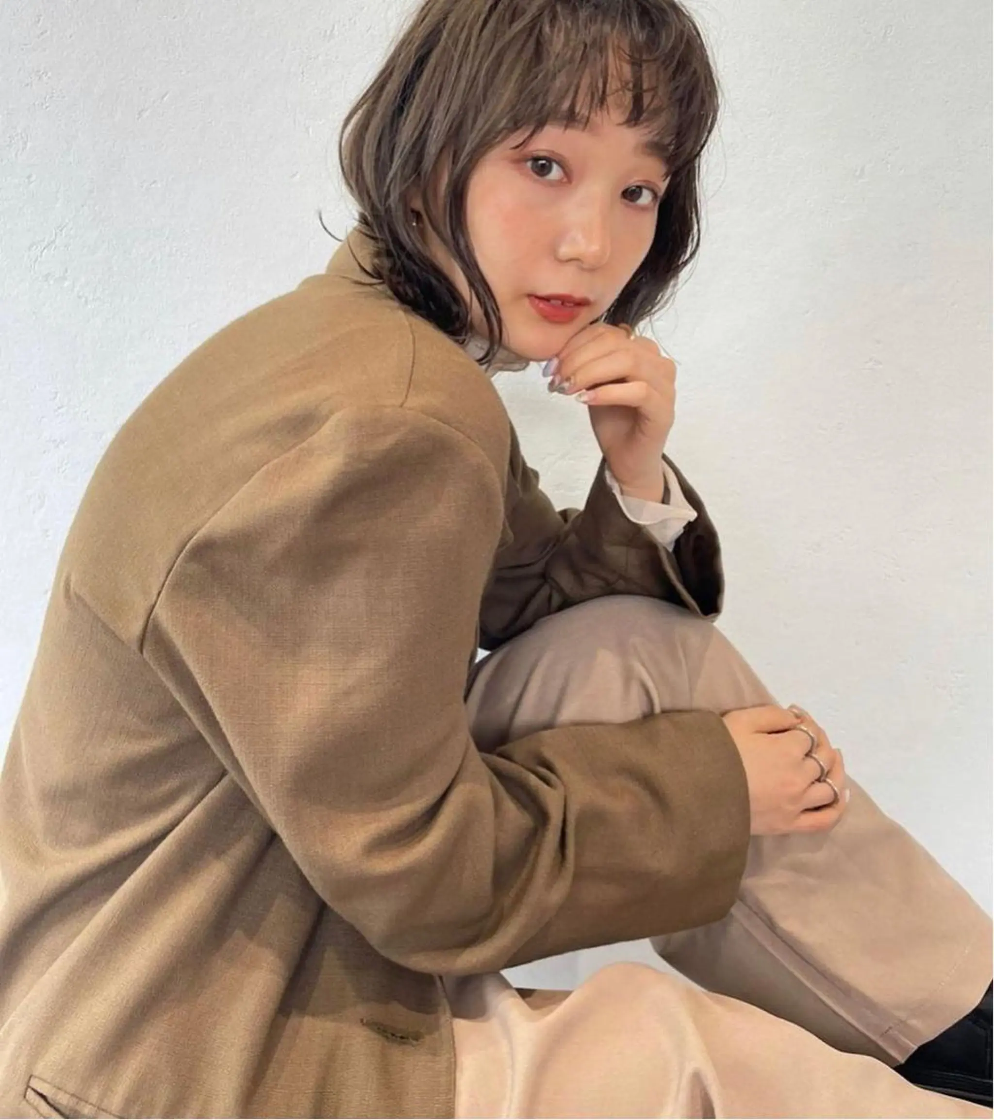 ミディアム カラー 柔らかいcolor 🌿harukaのヘアスタイル