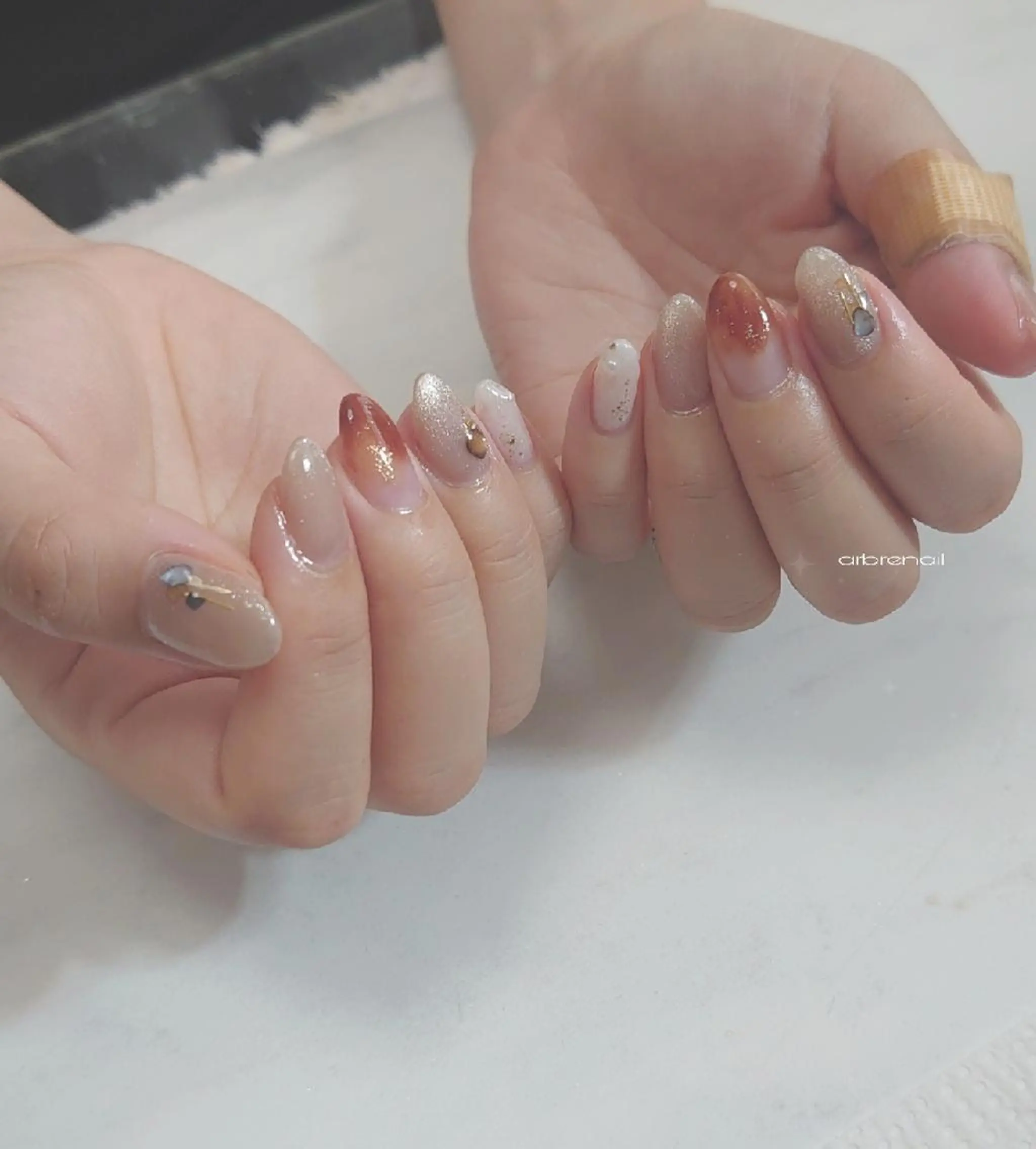ネイル ＊arbre nail＊.アーブルネイル所属・✯.。 arbre  nail 。✯.のネイルデザイン