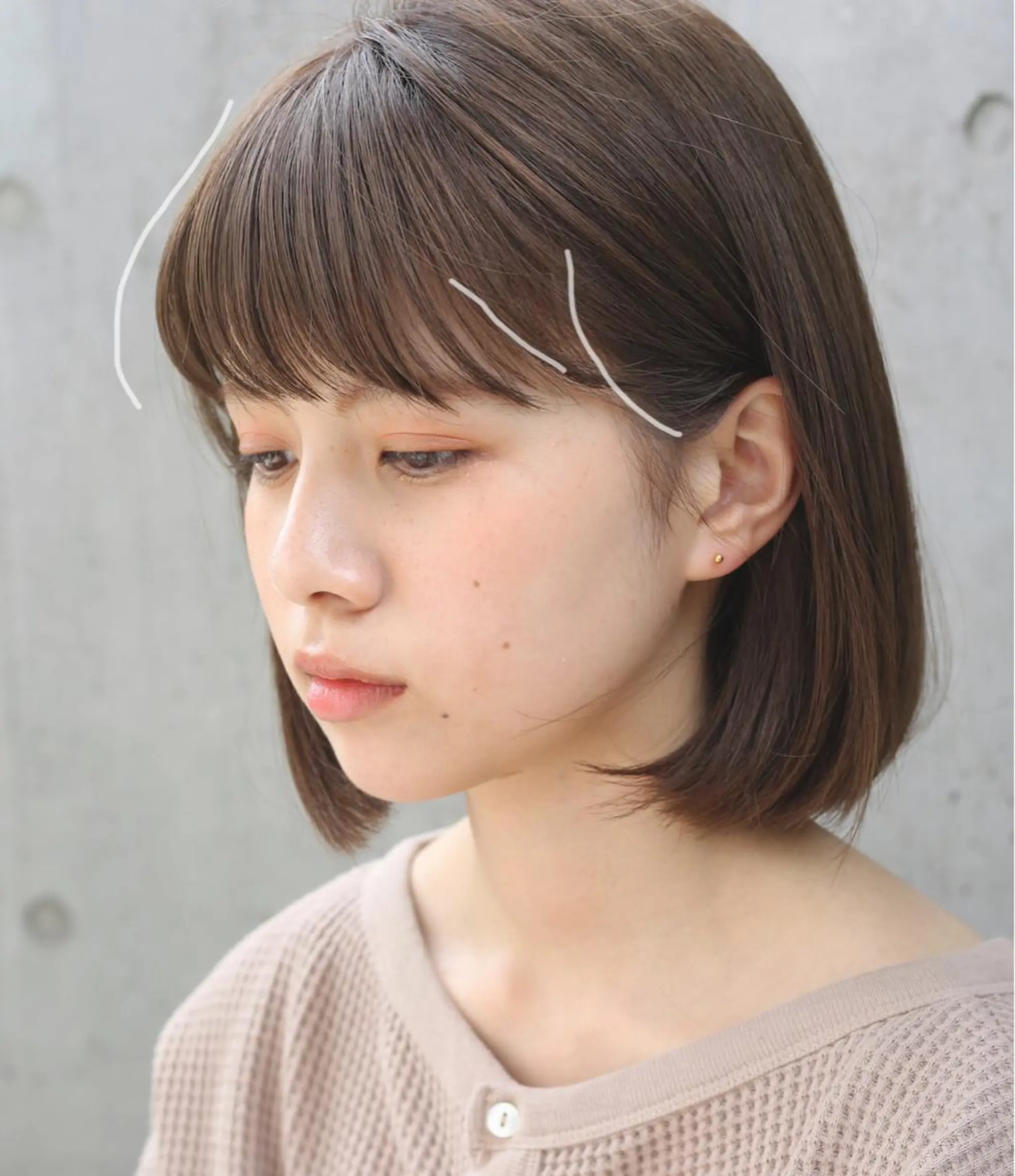 ショート カラー ヘアカラー トリートメント ボブ／レイヤー／艶 🦕risa  森下のヘアスタイル