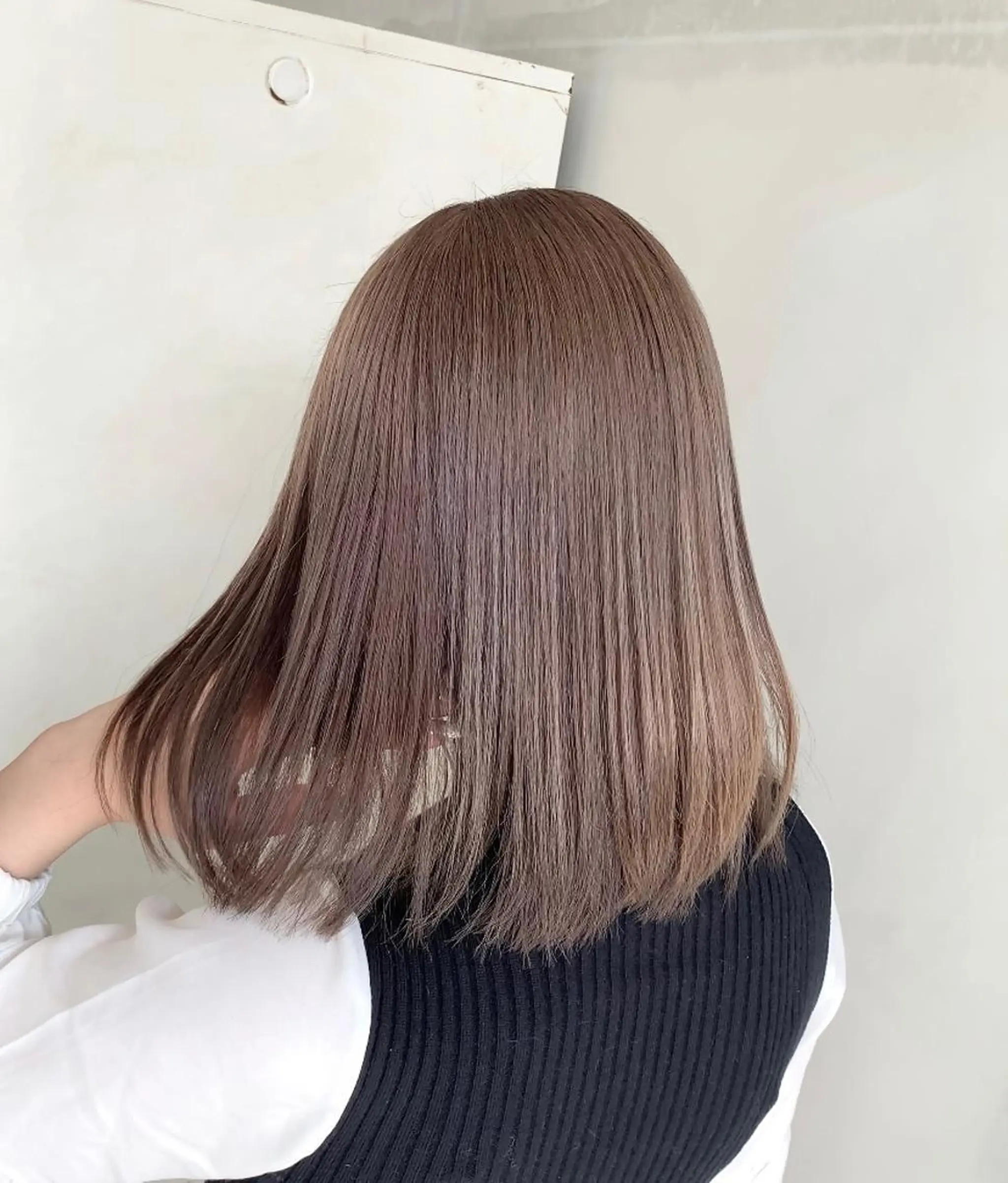 ミディアム カラー lafith hair leco所属・西金 徹のヘアスタイル