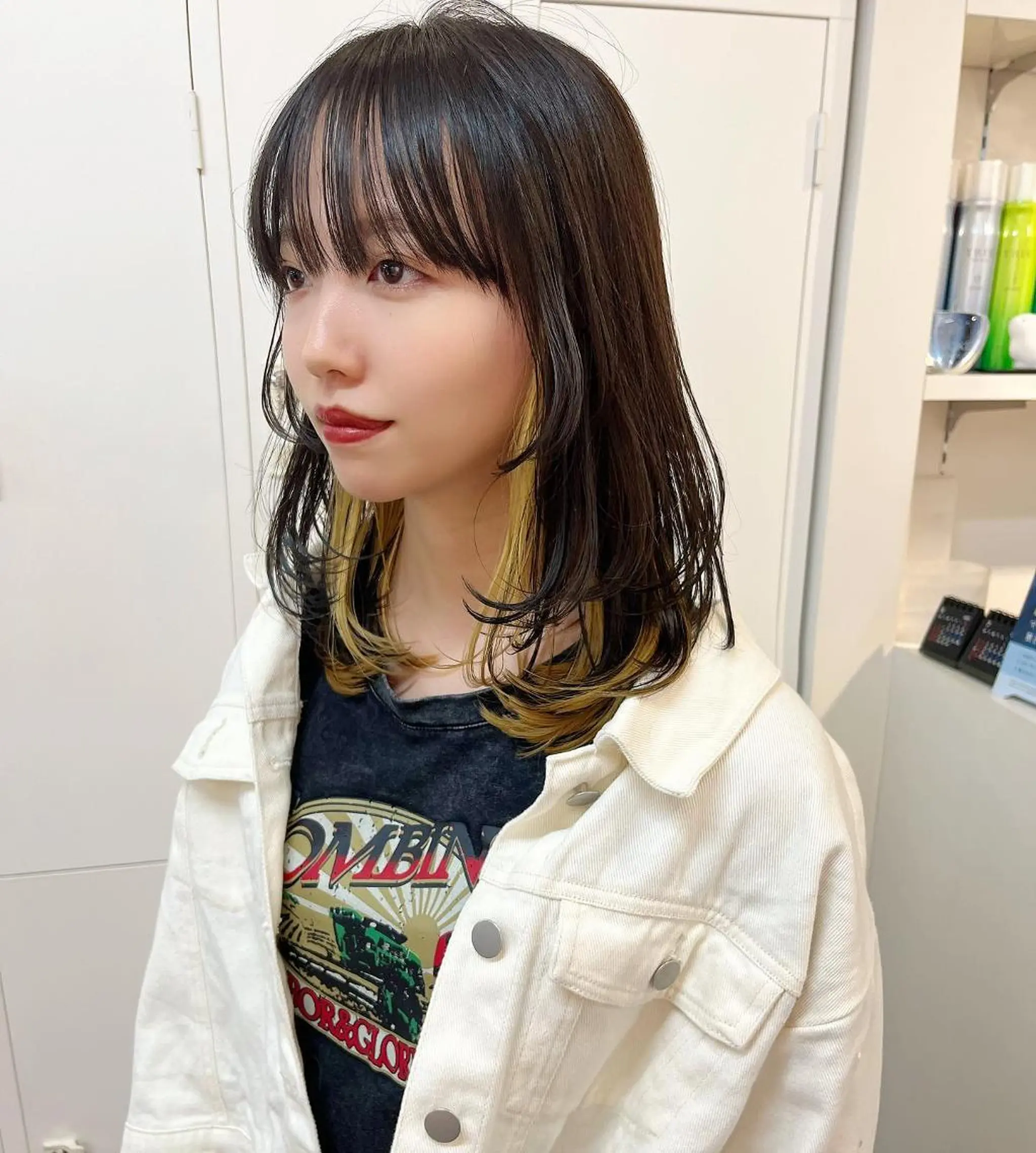 ロング くせ毛 顔まわりレイヤー 髪質改善 レイヤーカット ロング 韓国/髪質改善💘 櫻井かれんのヘアスタイル