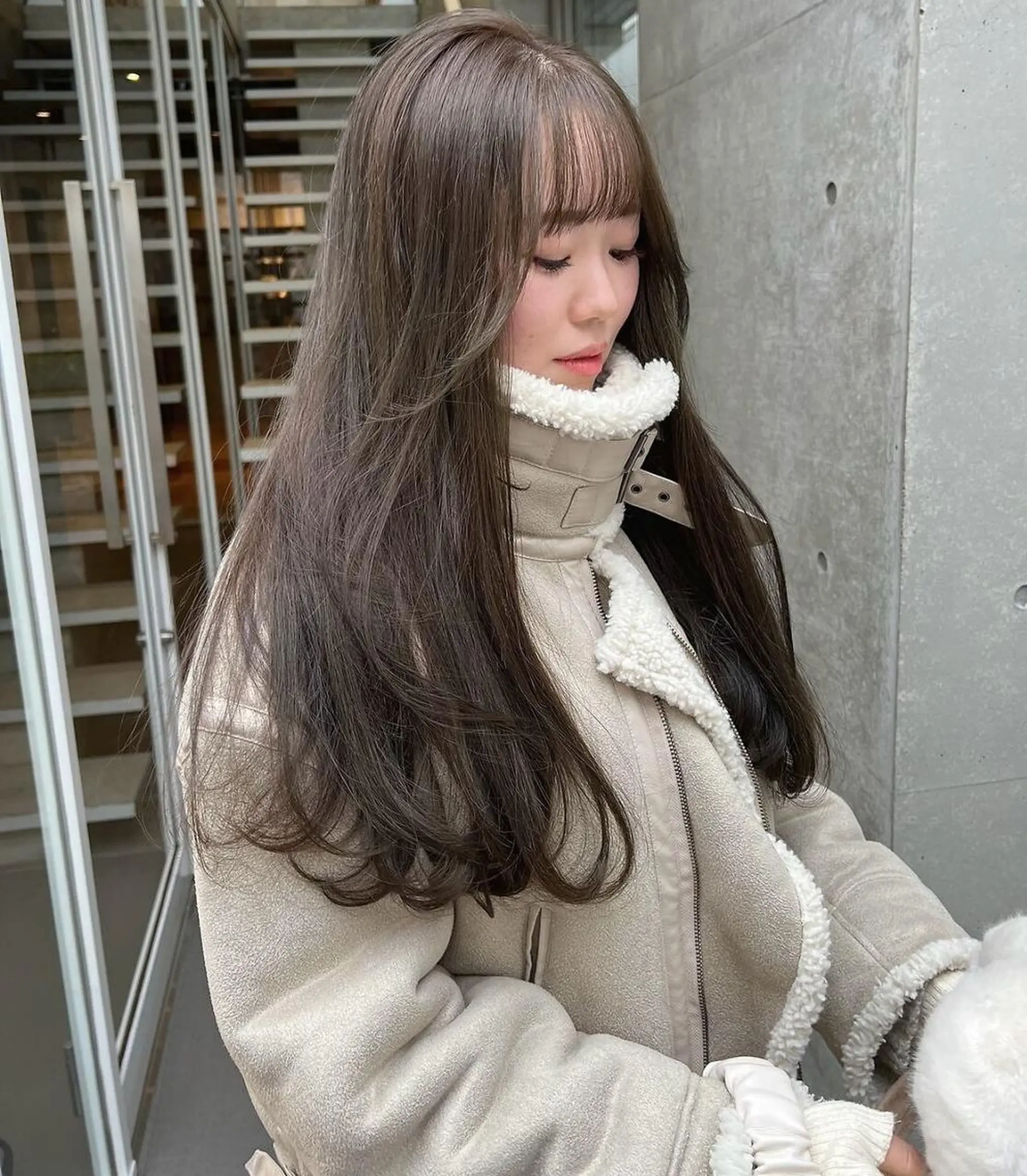 ロング 🎀韓国/艶髪/暗髪 🎀 柚月🫧立川駅のヘアスタイル