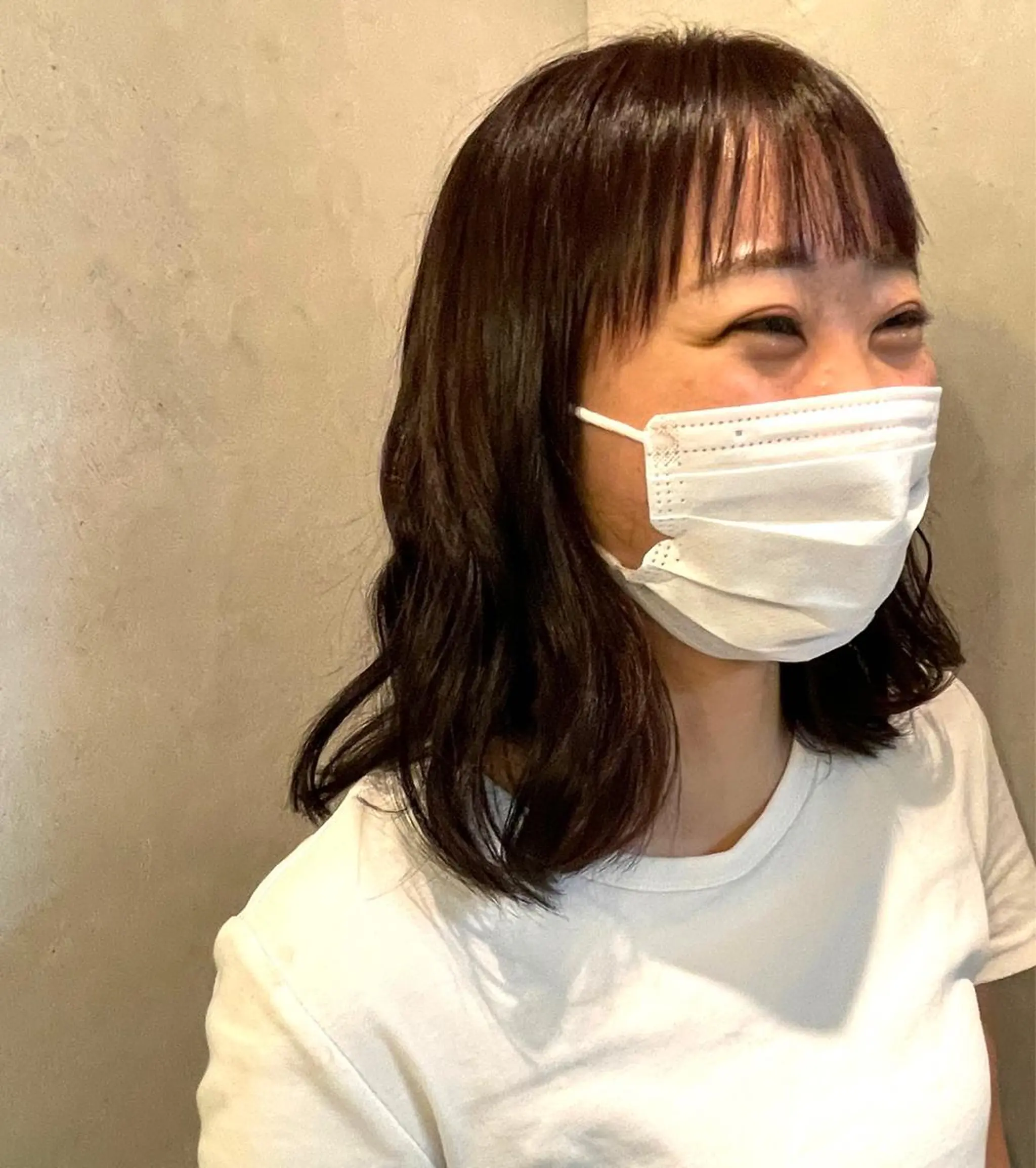 セミロング カラー レイヤーカット 🍮中山詩乃🍮顔 まわりデザイン◎のヘアスタイル