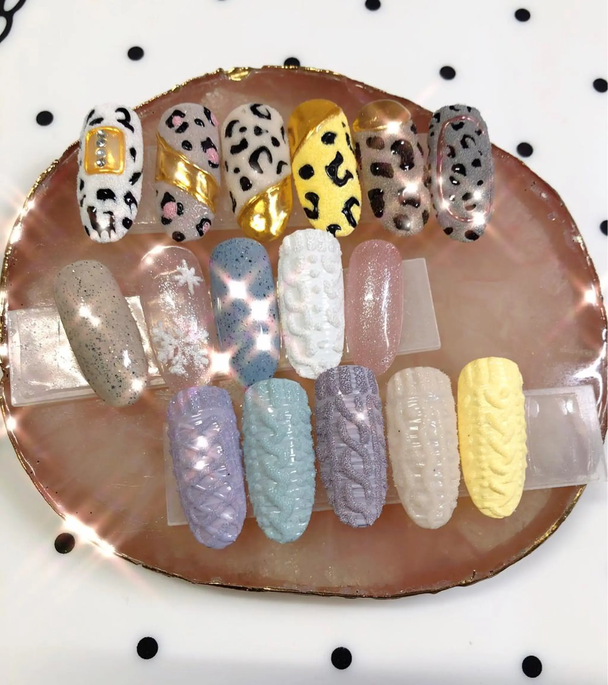 ネイル アニマル柄 アートネイル 奥園 良恵のネイルデザイン