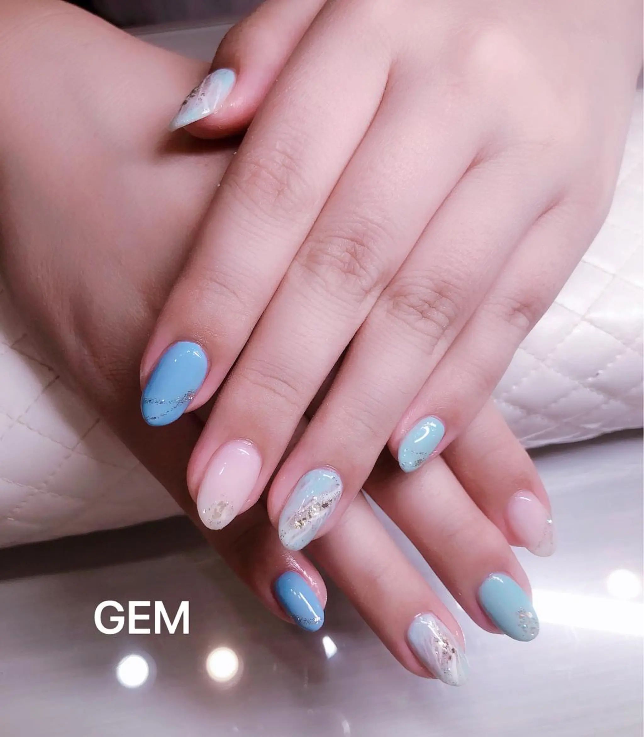 ネイル アートネイル シンプルネイル GEM所属・Gem  the beauty玲衣のネイルデザイン