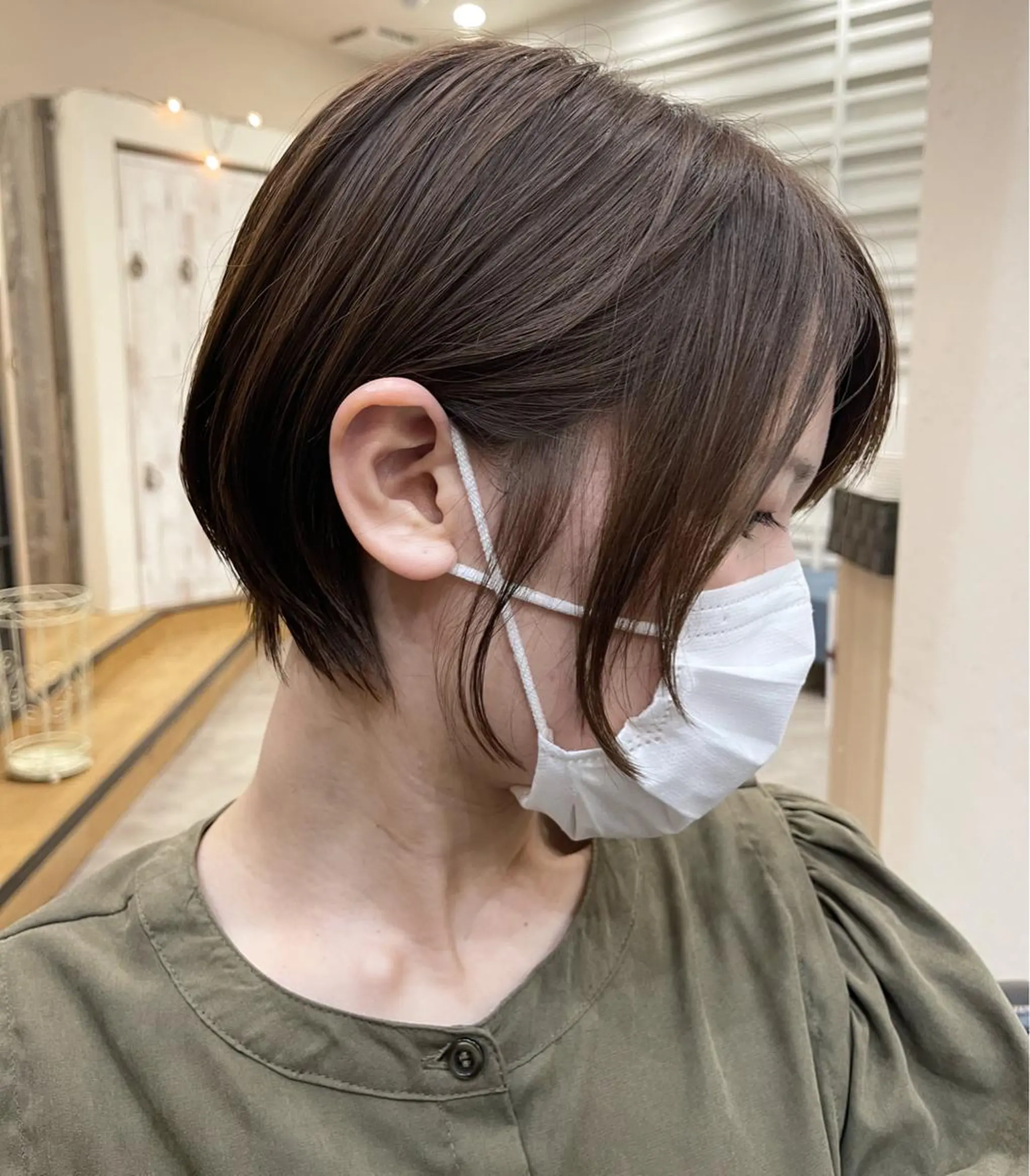 ショート カラー アディクシーカラー くびれヘア ショートヘア OAK溝の口 𖠋SHINYAのヘアスタイル