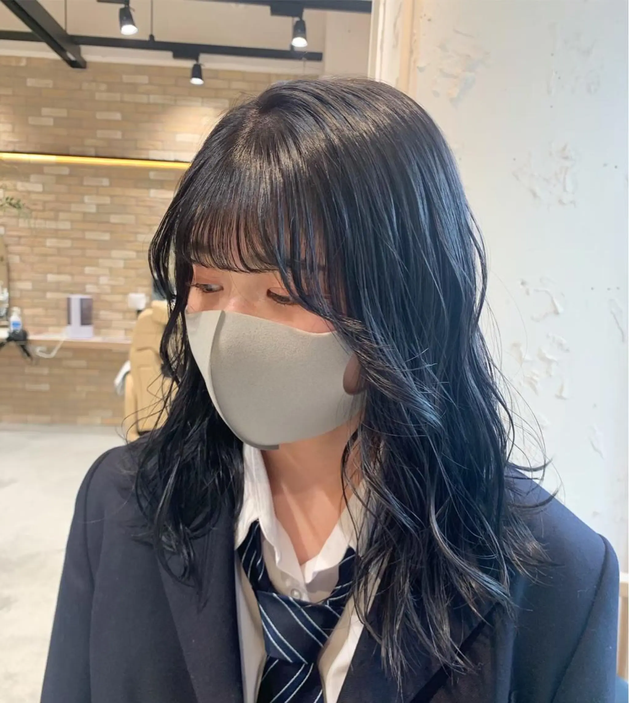 ミディアム カラー 【髪質改善】 優菜のヘアスタイル