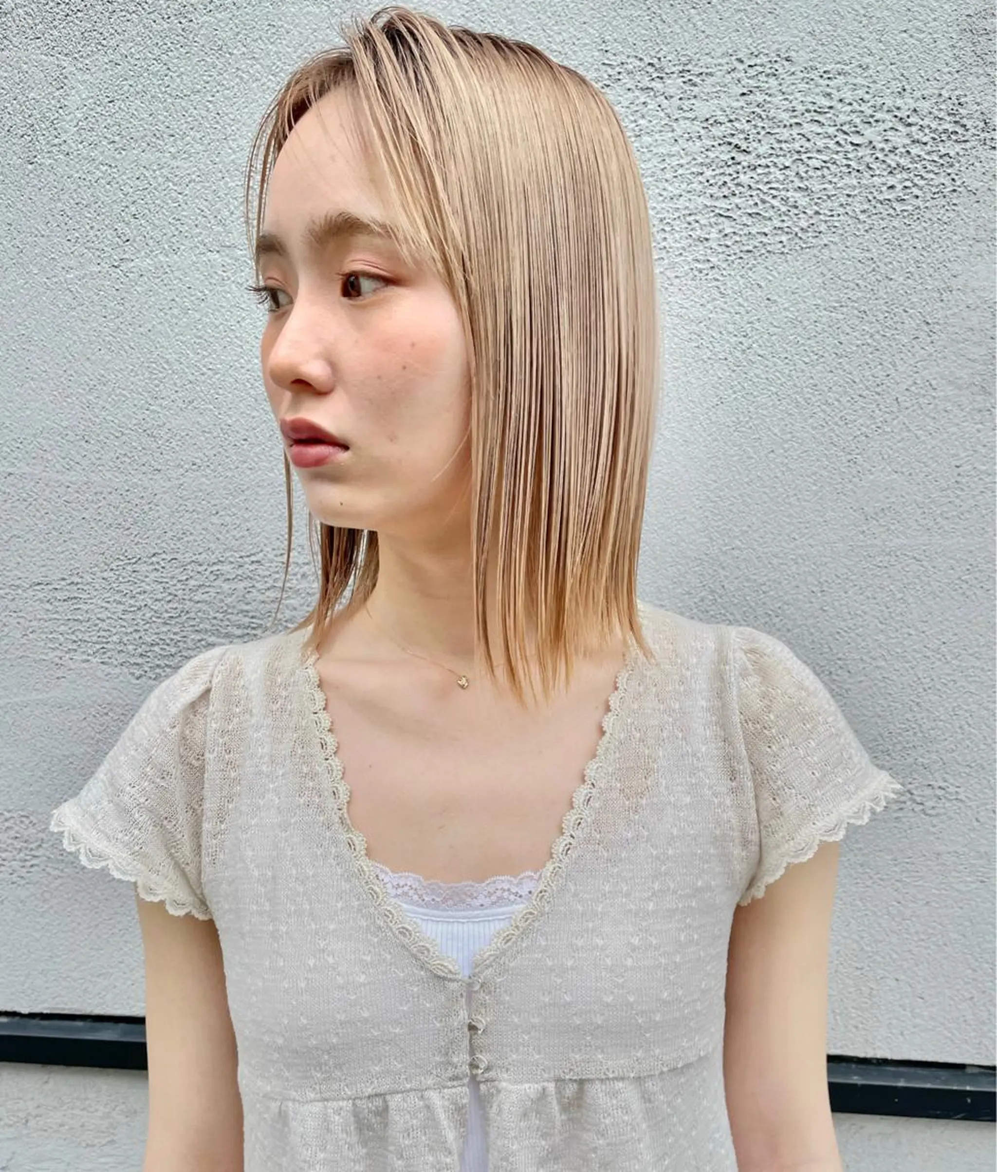 ミディアム カラー 横浜似合わせ美容師 スタイリスト✂️ゆりのヘアスタイル