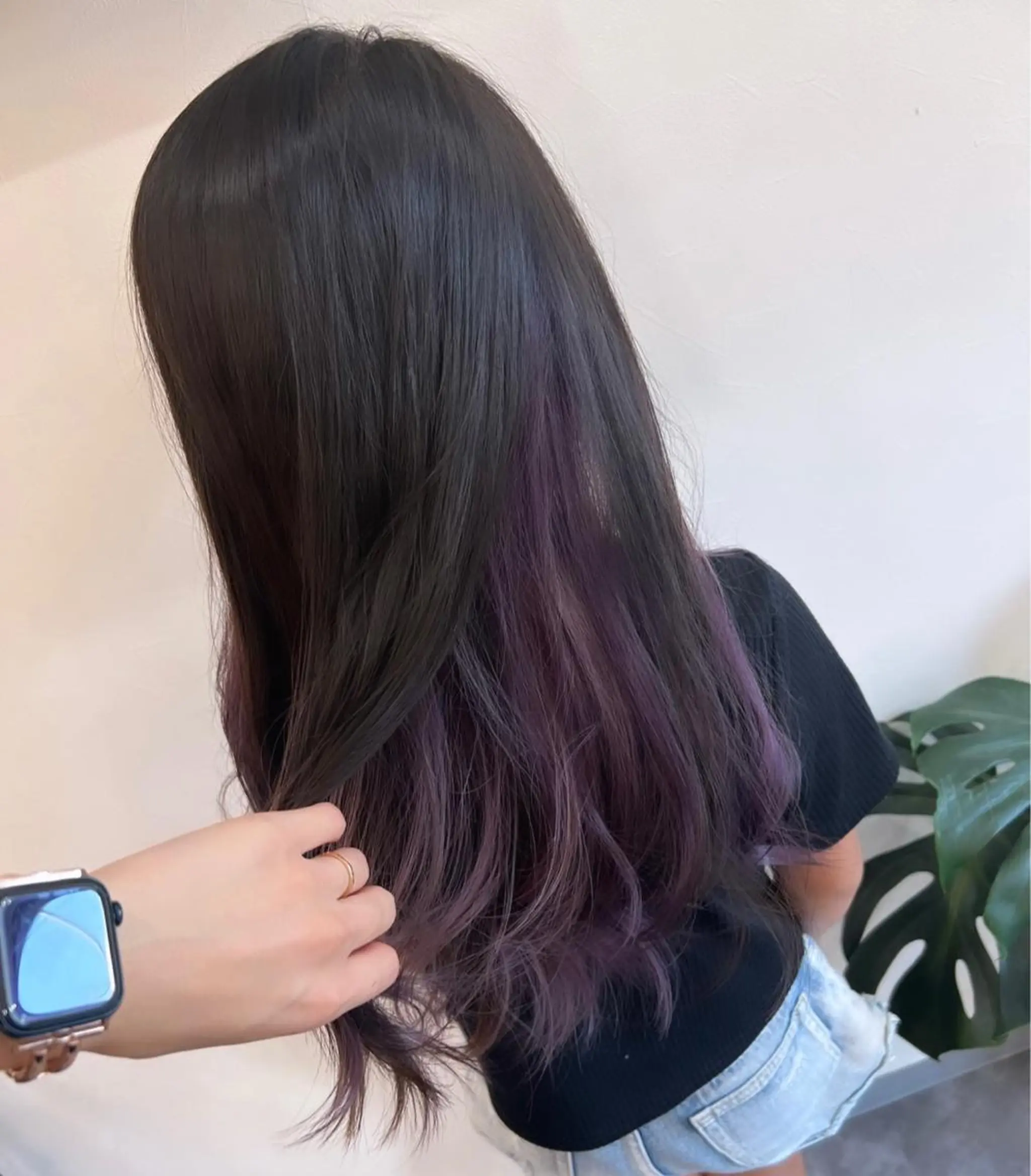 ロング カラー パーマ ヘアアレンジ キッズ マツエク・マツパ ショートボブ ブリーチ デザインカラー ハイライトカラー ハイトーンカラー カット ヘアカラー トリートメント ヘアセット hair terrace M所属・村岡 芽衣のヘアスタイル