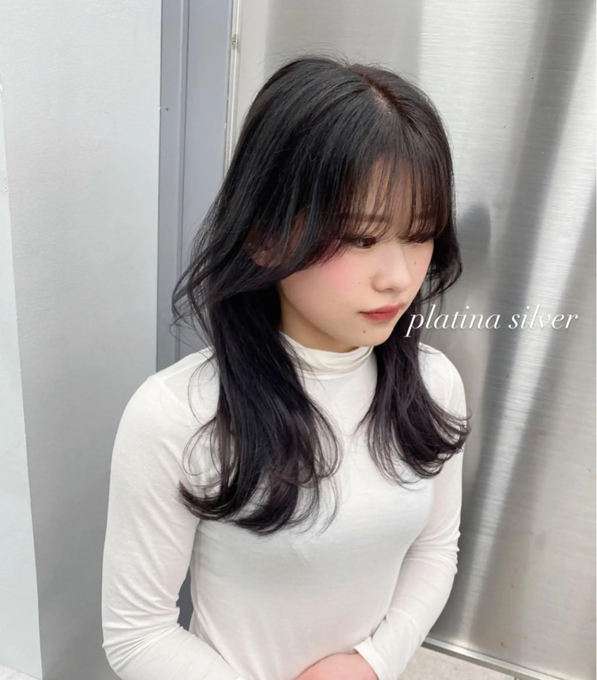 ロング 京都レイヤーカット/ 縮毛矯正/羽柴りくのヘアスタイル