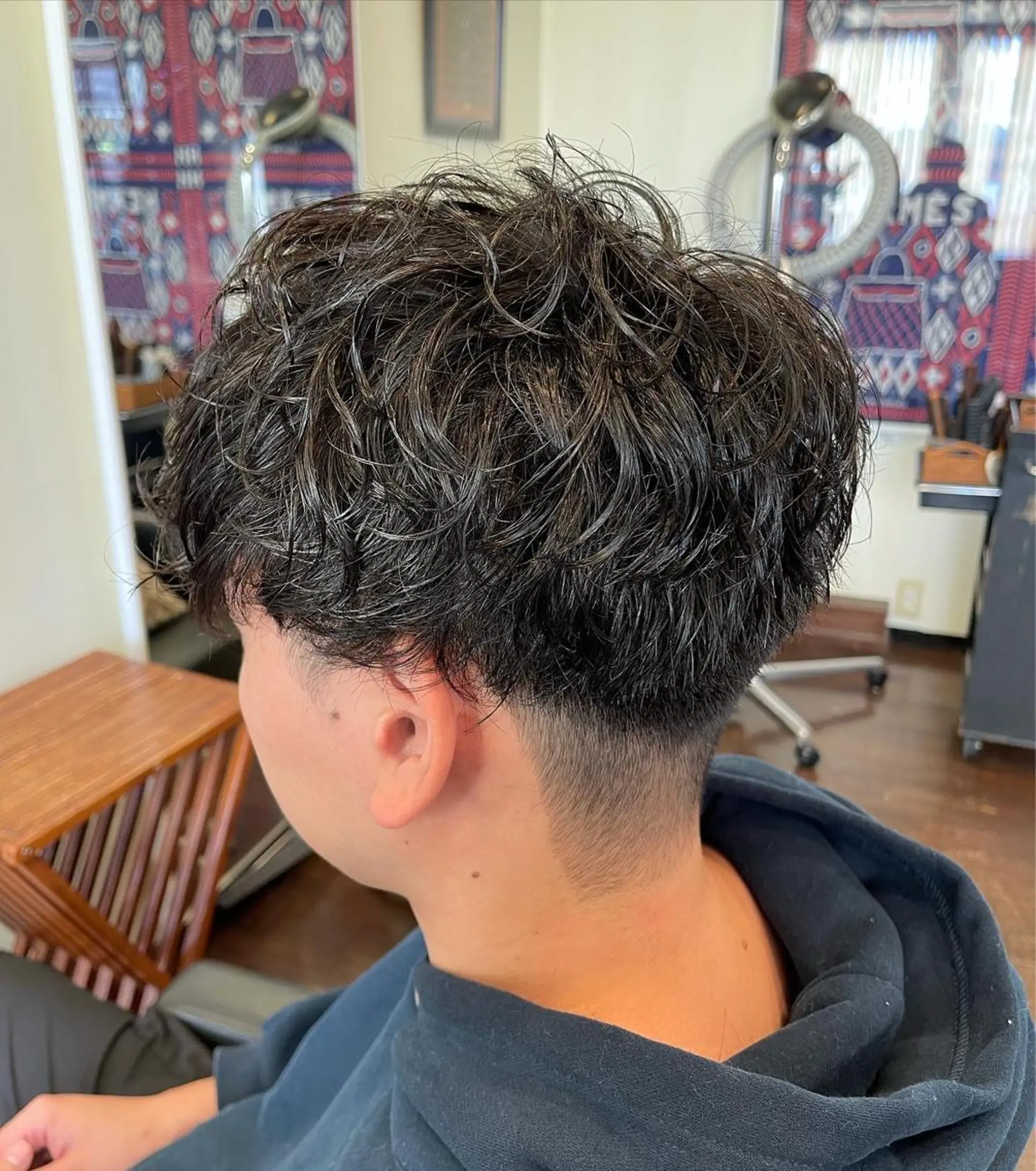 ショート パーマ メンズ メンズパーマ スパイラルパーマ カット パーマ peakshair所属・髪質改善/メンズパ ーマ𝒀𝑼𝑻𝑶のヘアスタイル